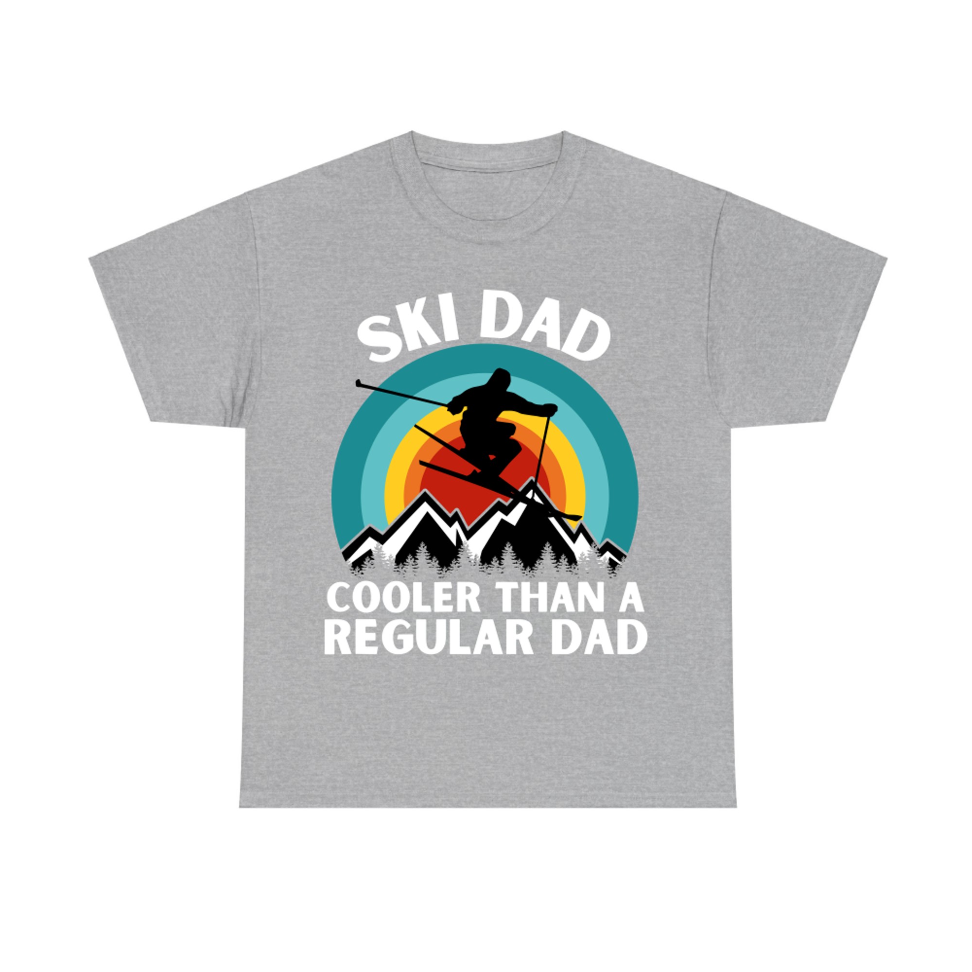 ski dad, Cooler Than a Regular dad Retro Mountain Winter ski