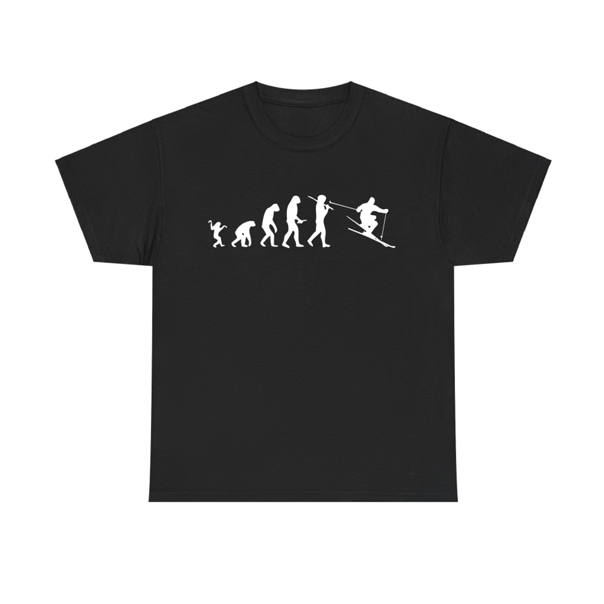 Skiers and Ski Lover Shirt Skiing Evolution