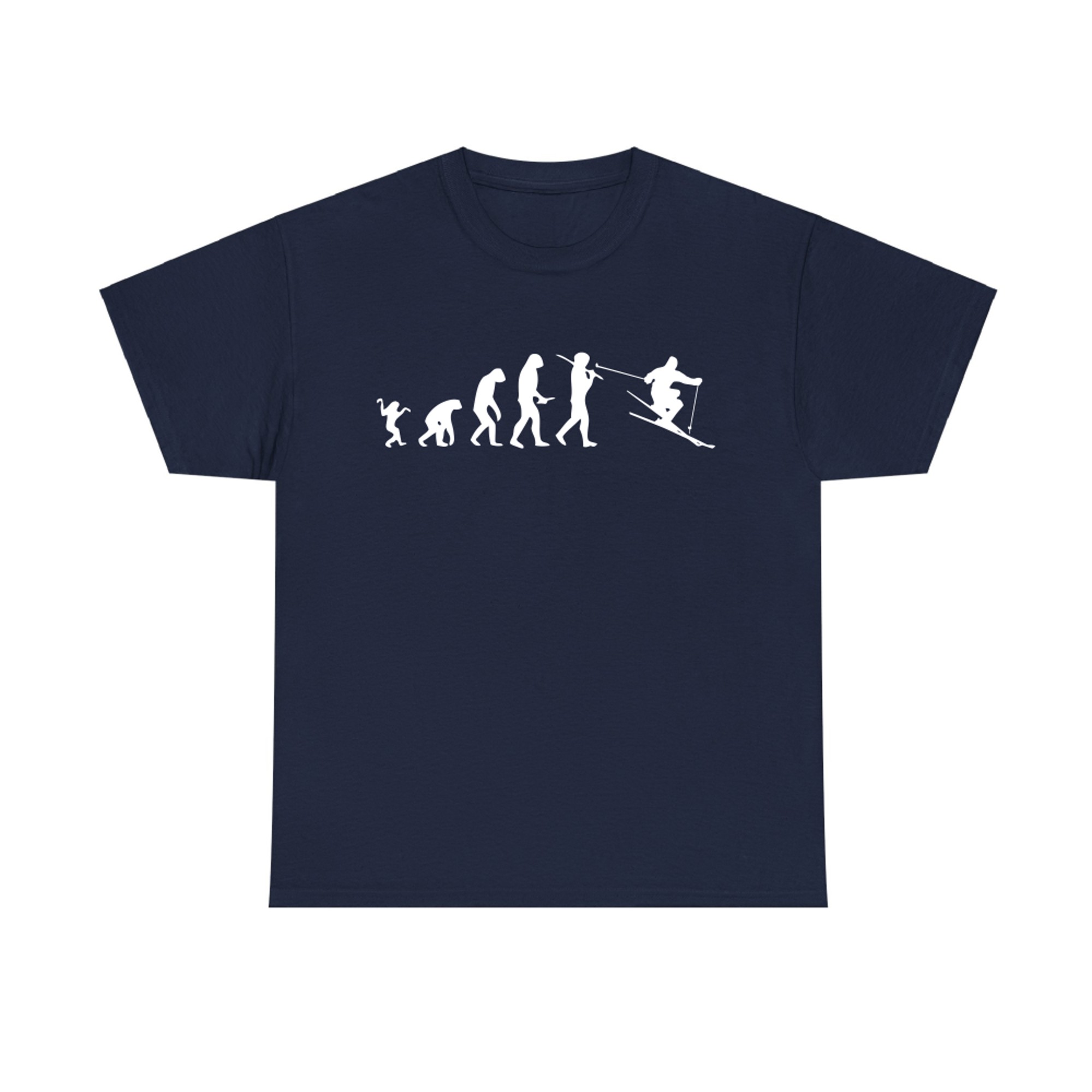 Skiers and Ski Lover Shirt Skiing Evolution