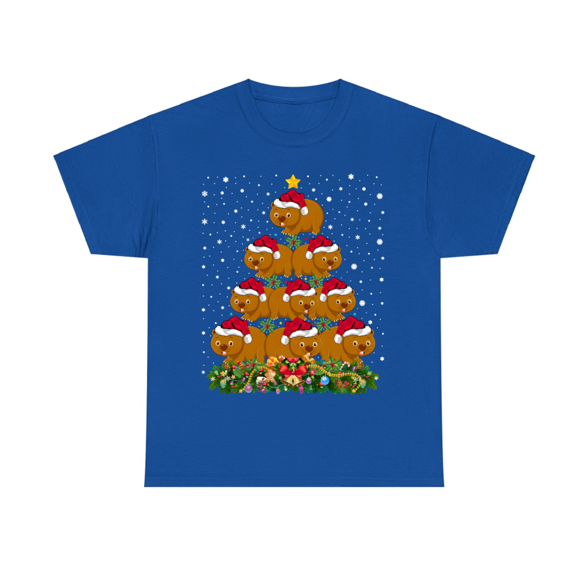 Wombats Xmas Tree Gift Santa Hat Wombat Christmas