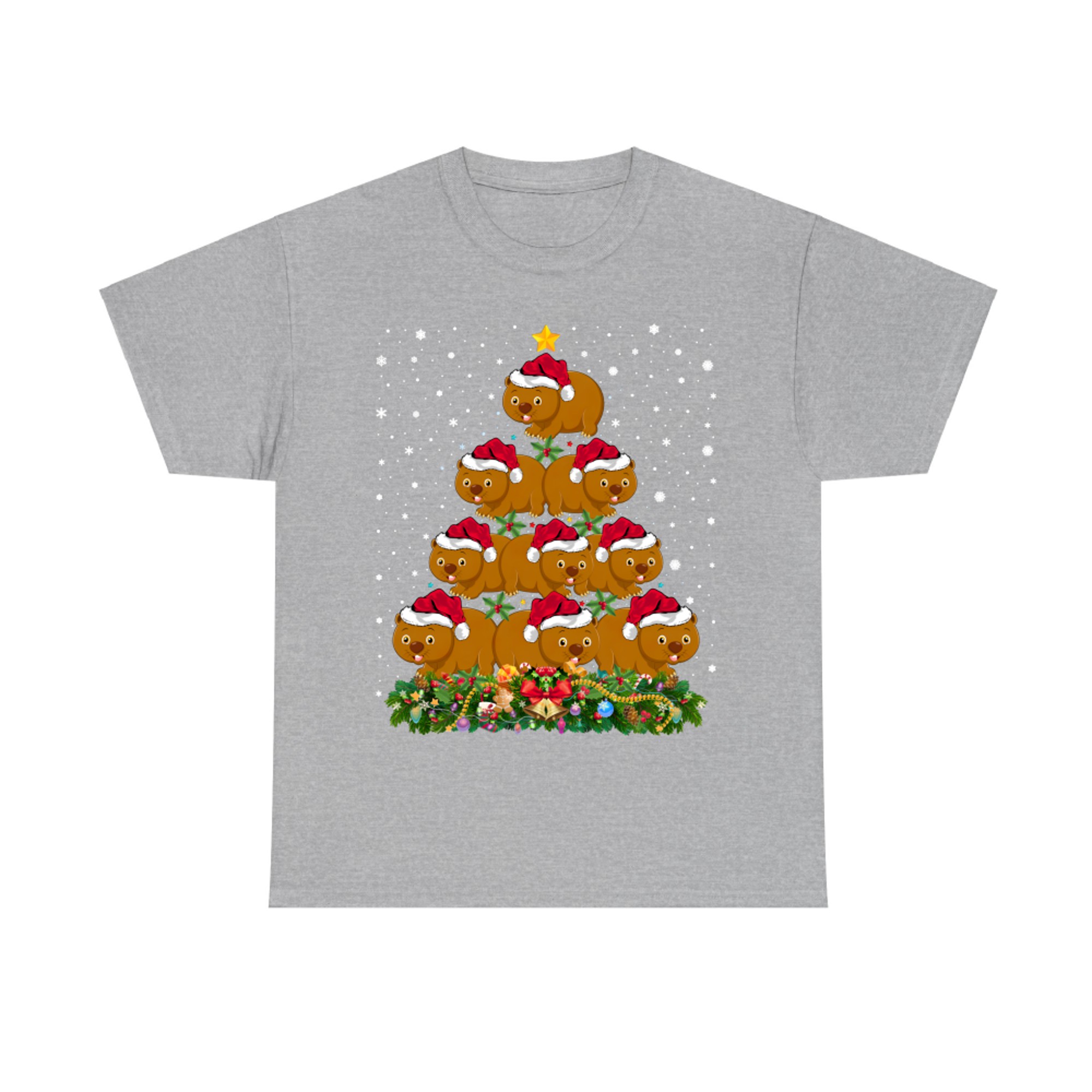 Wombats Xmas Tree Gift Santa Hat Wombat Christmas