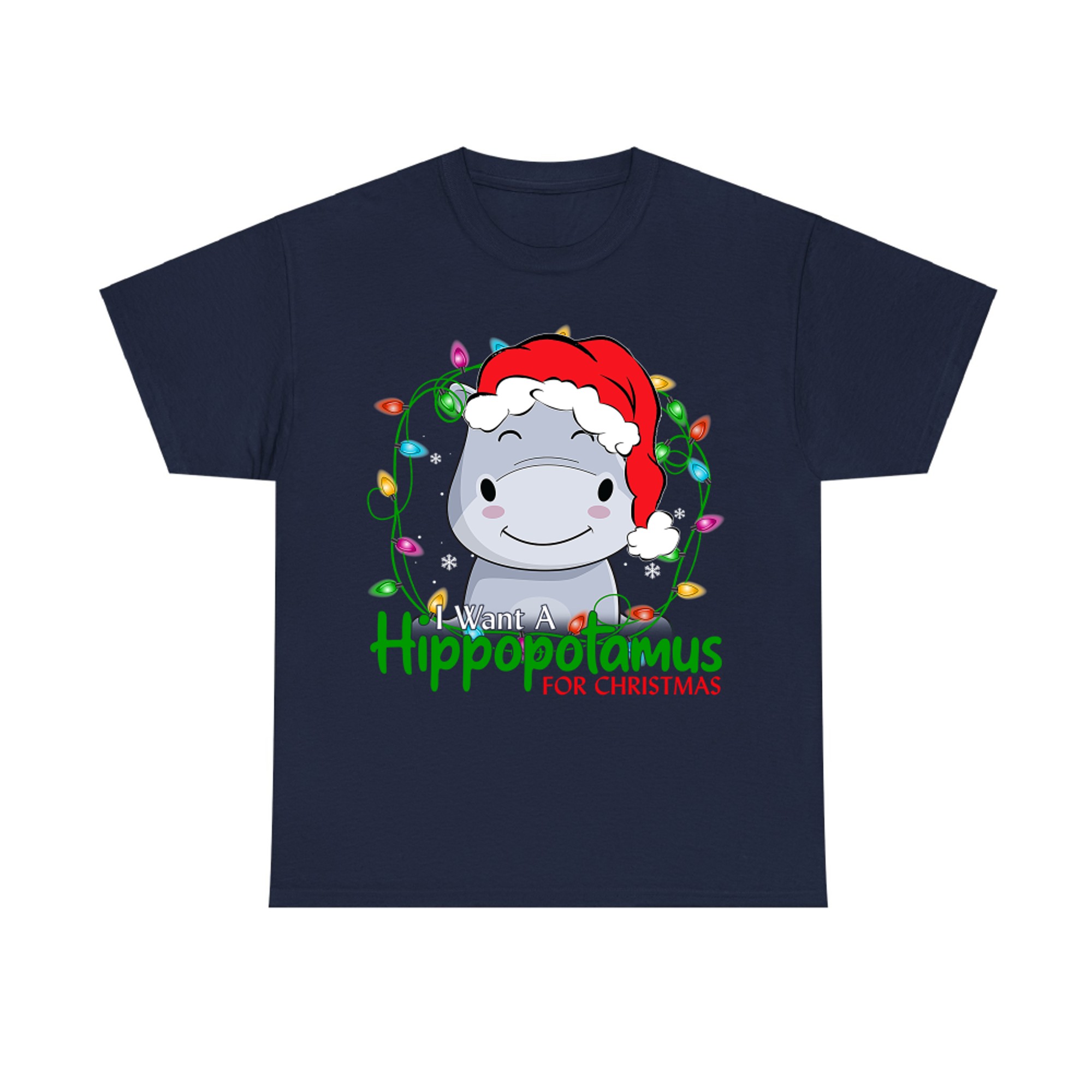 Xmas Hippo Kid Women I Want A Hippopotamus for Christmas Pjs