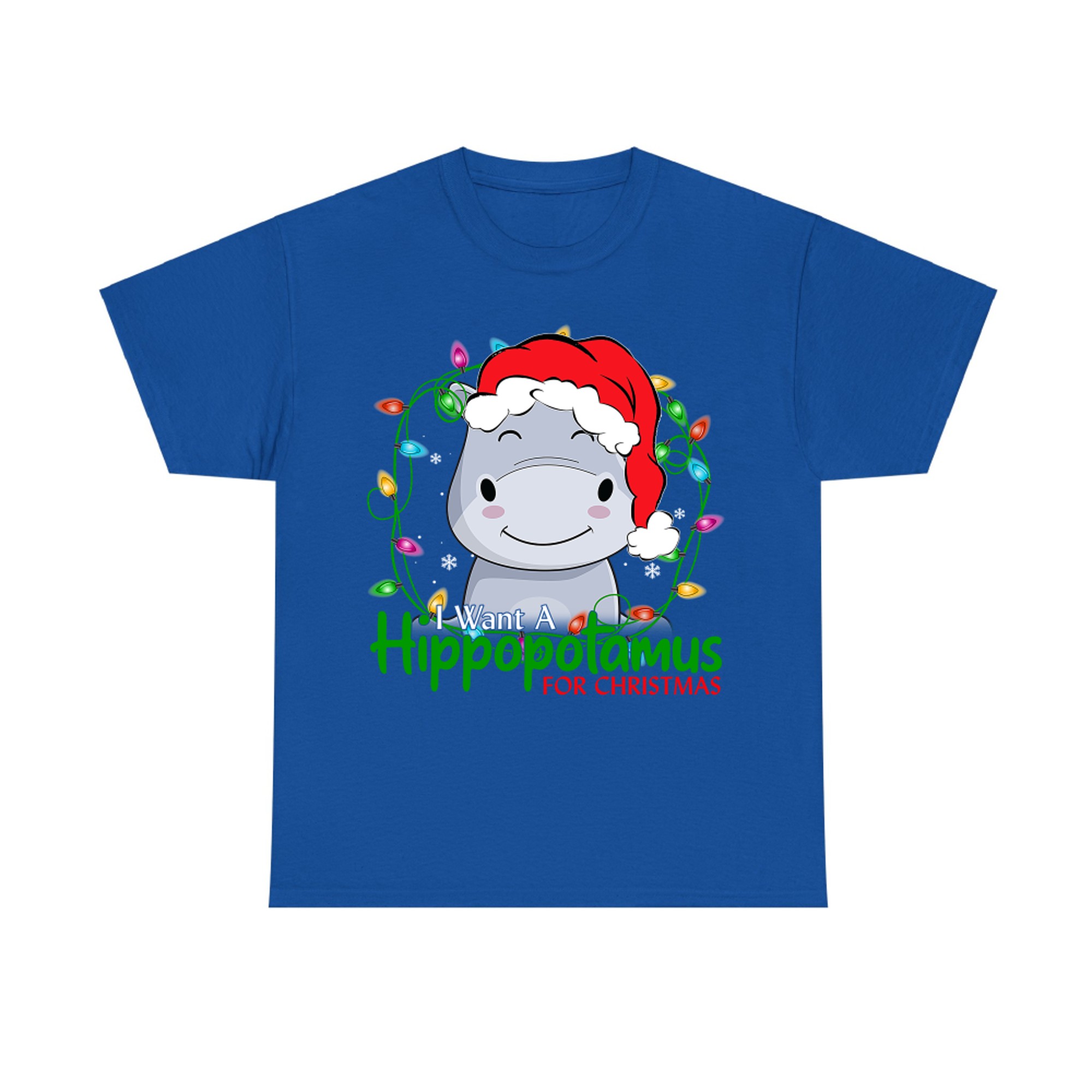 Xmas Hippo Kid Women I Want A Hippopotamus for Christmas Pjs