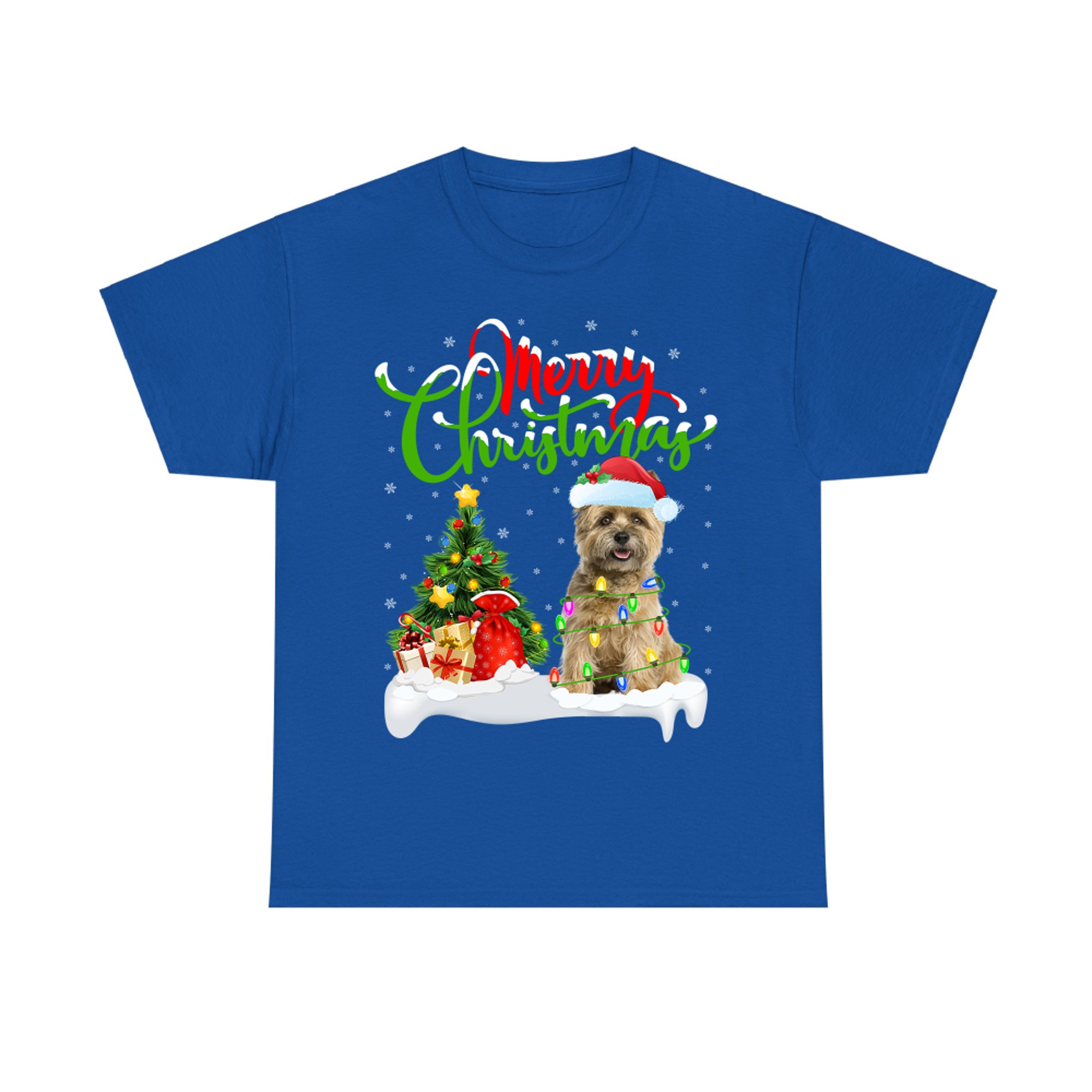 Xmas Lighting Matching Santa Cairn Terrier Dog Christmas