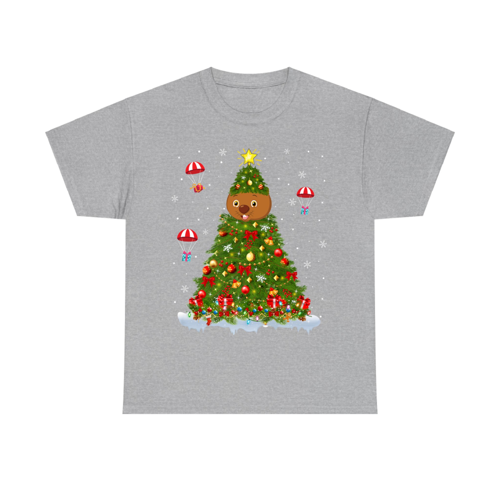 Xmas Tree Decorations Lights Santa Wombat Christmas