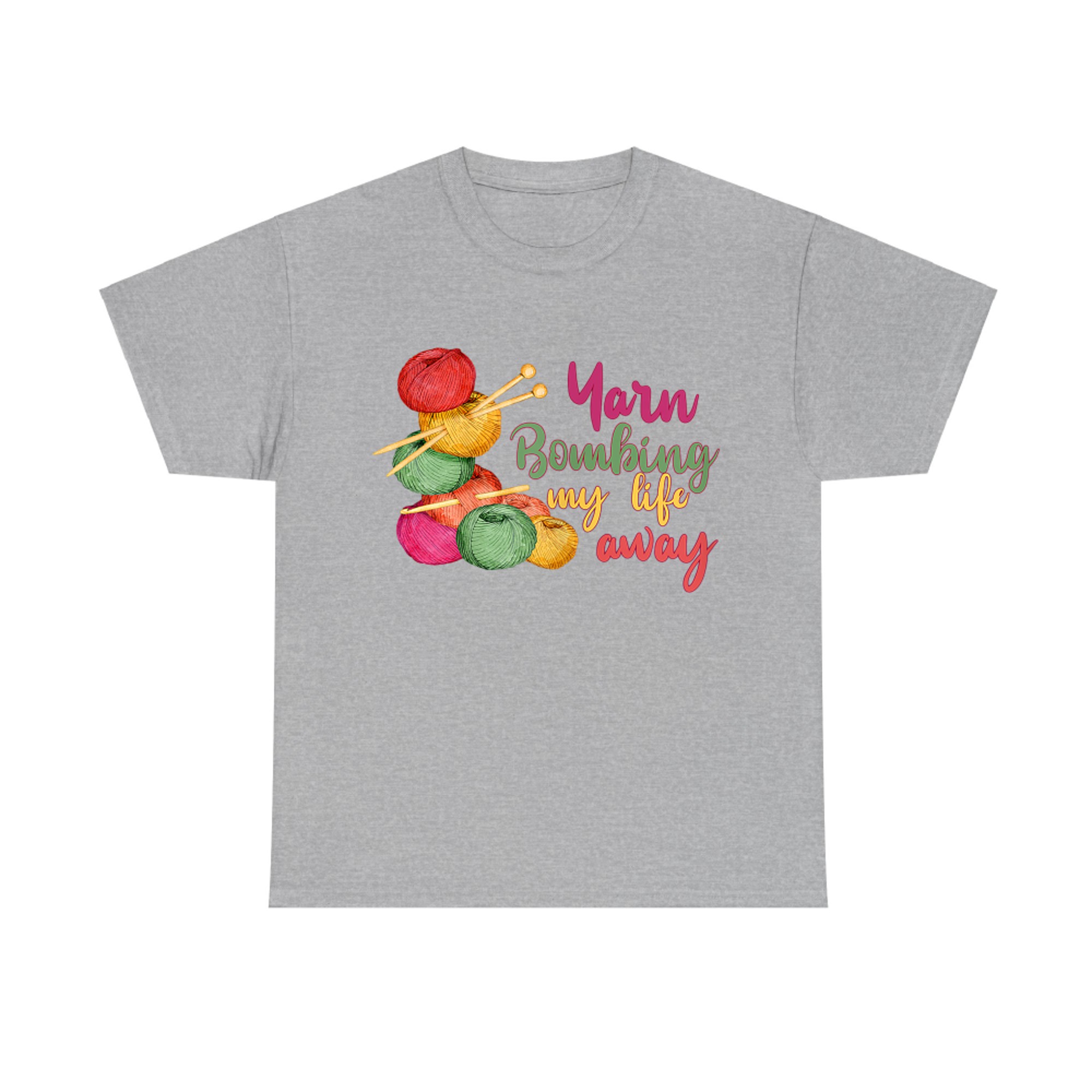 Yarn Bombing Knitting and Crochet Quote Saying