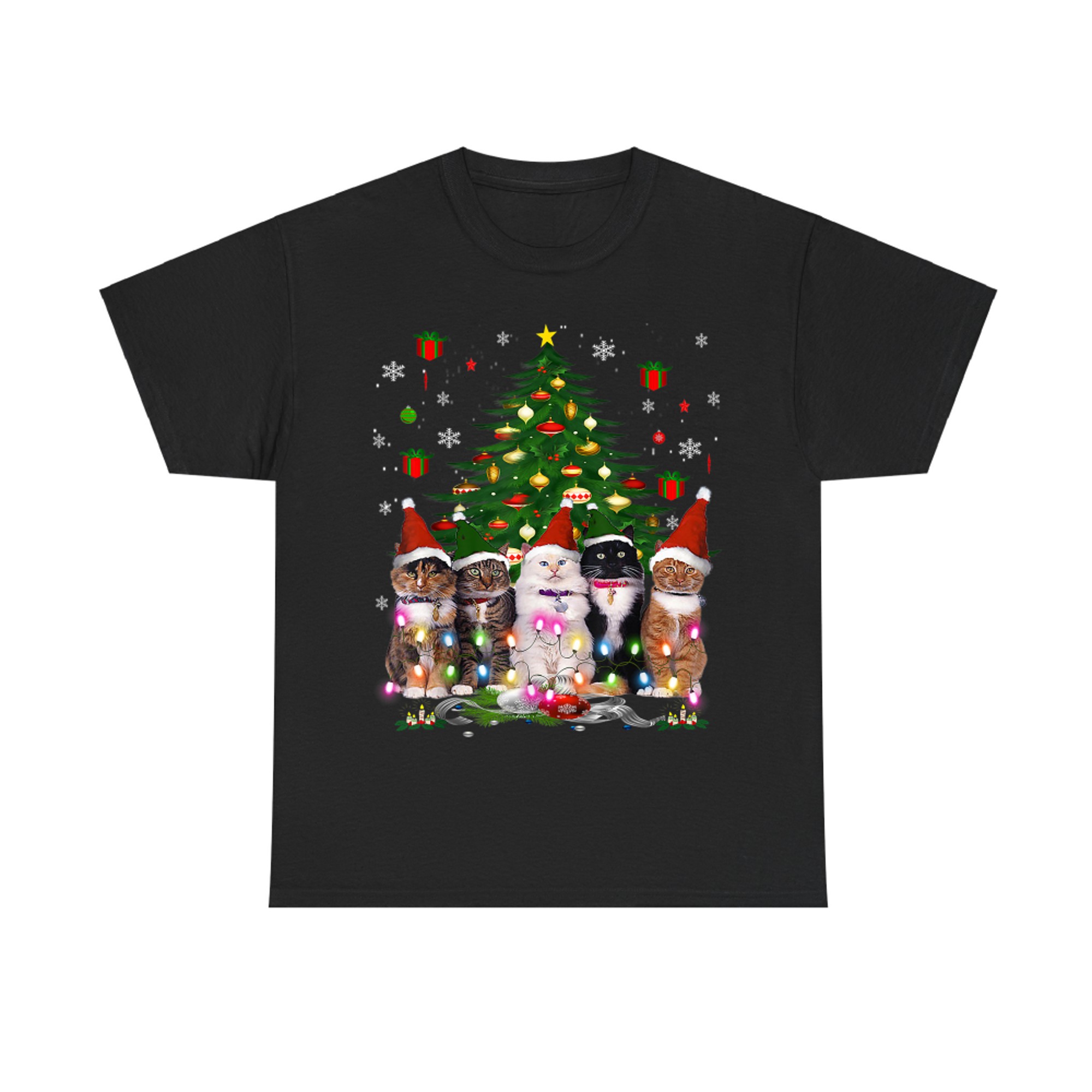 Cat Christmas Funny  Meowy Christmas Tree Cat