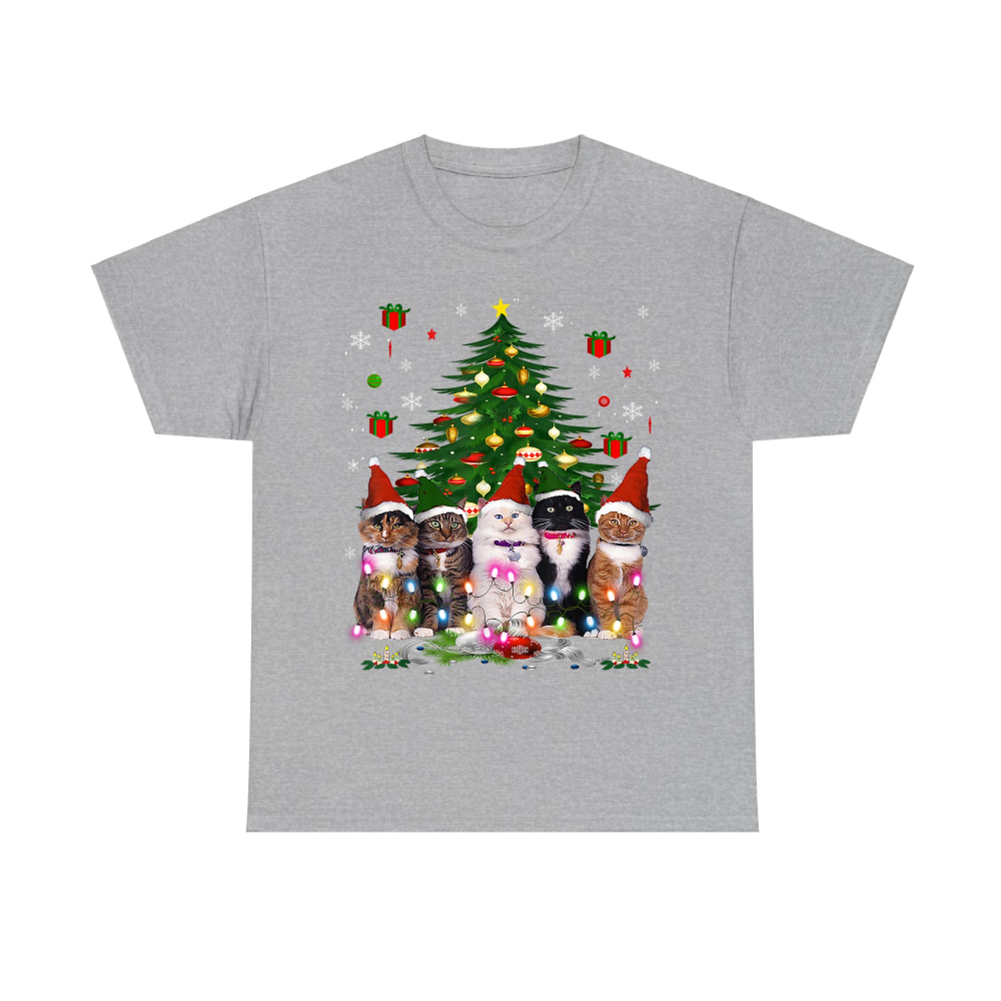 Cat Christmas Funny  Meowy Christmas Tree Cat