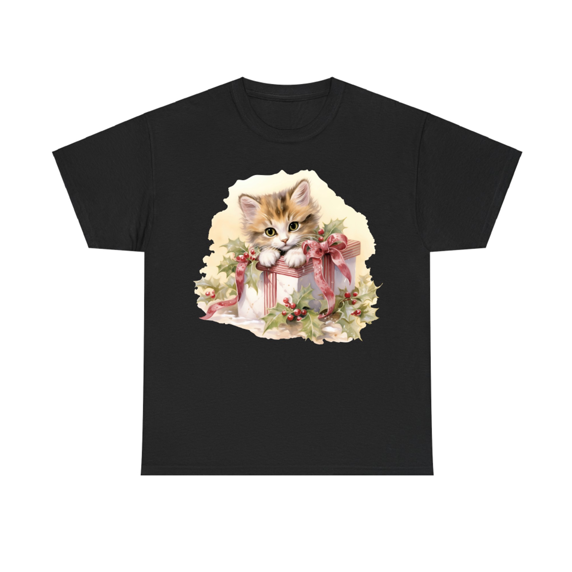 Cat with Christmas tree - HT230920240932