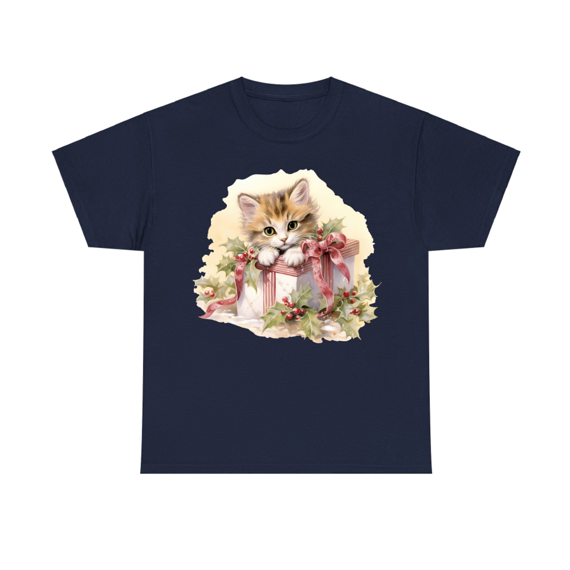 Cat with Christmas tree - HT230920240932