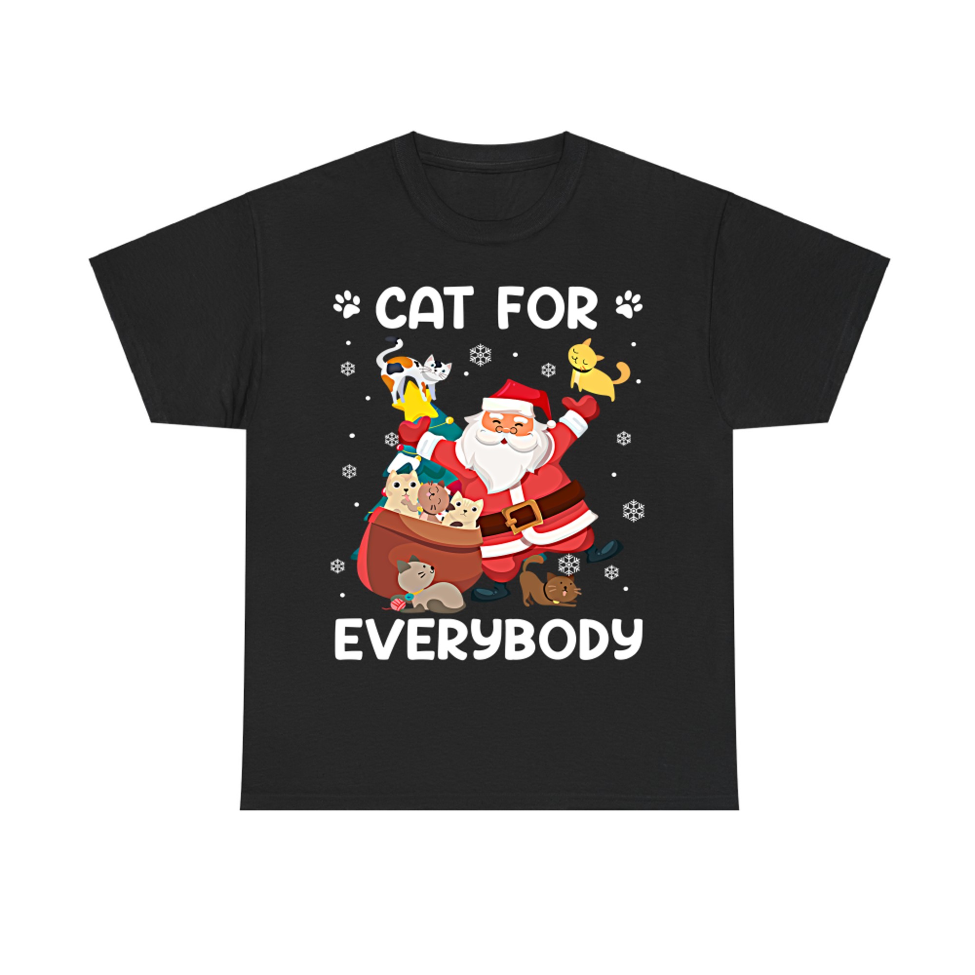 Cats for Everybody Christmas Cute Cat Lovers Santa Claus