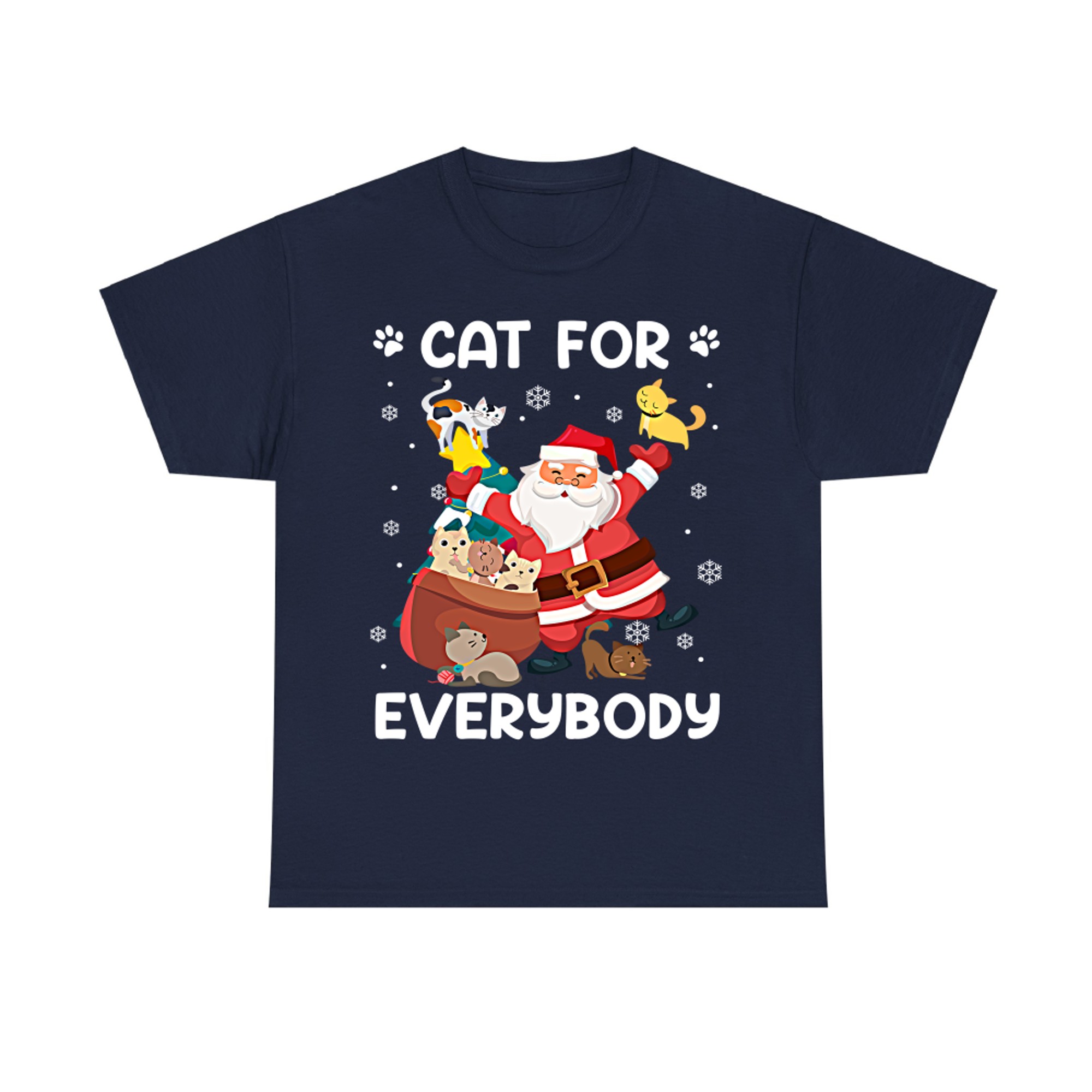 Cats for Everybody Christmas Cute Cat Lovers Santa Claus
