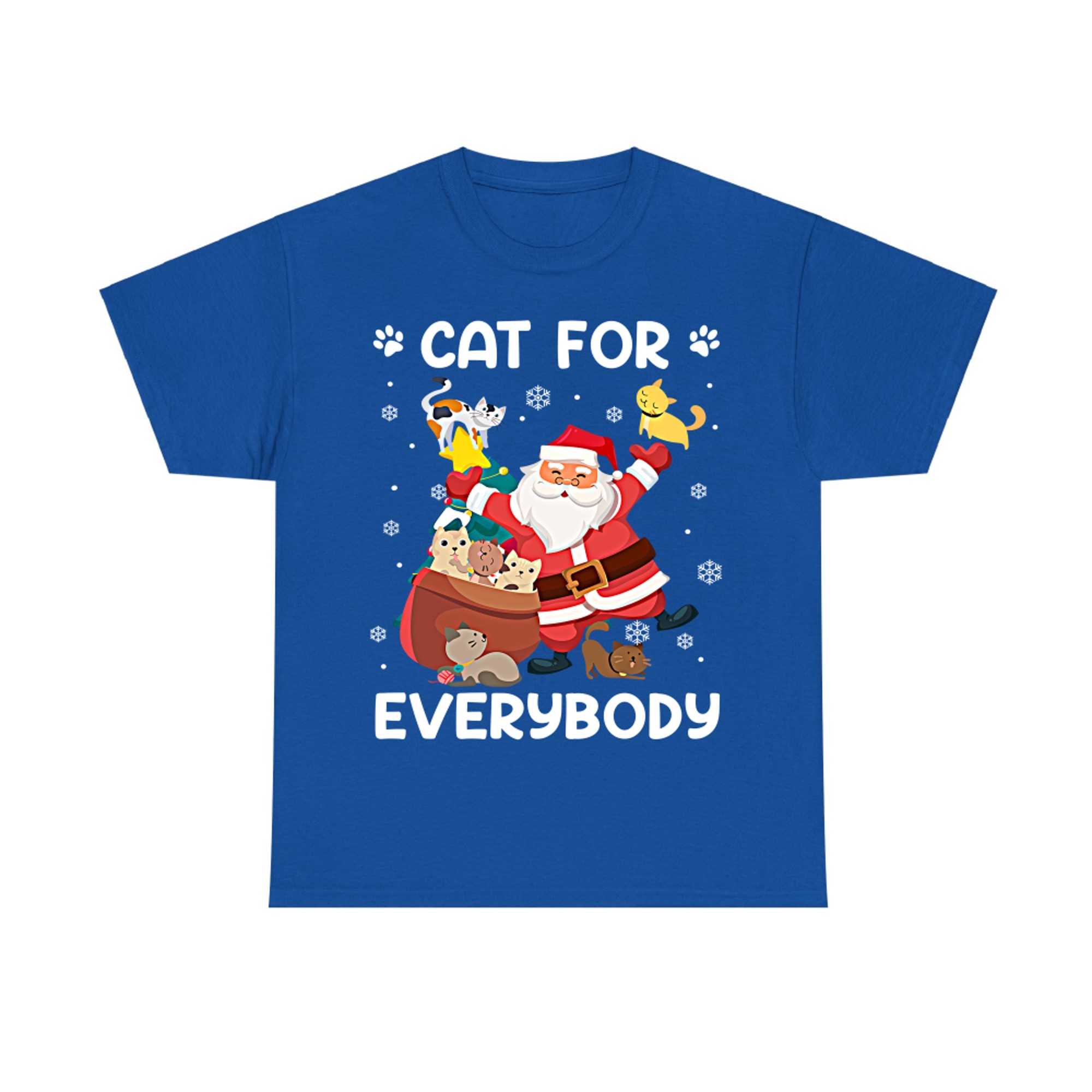 Cats for Everybody Christmas Cute Cat Lovers Santa Claus
