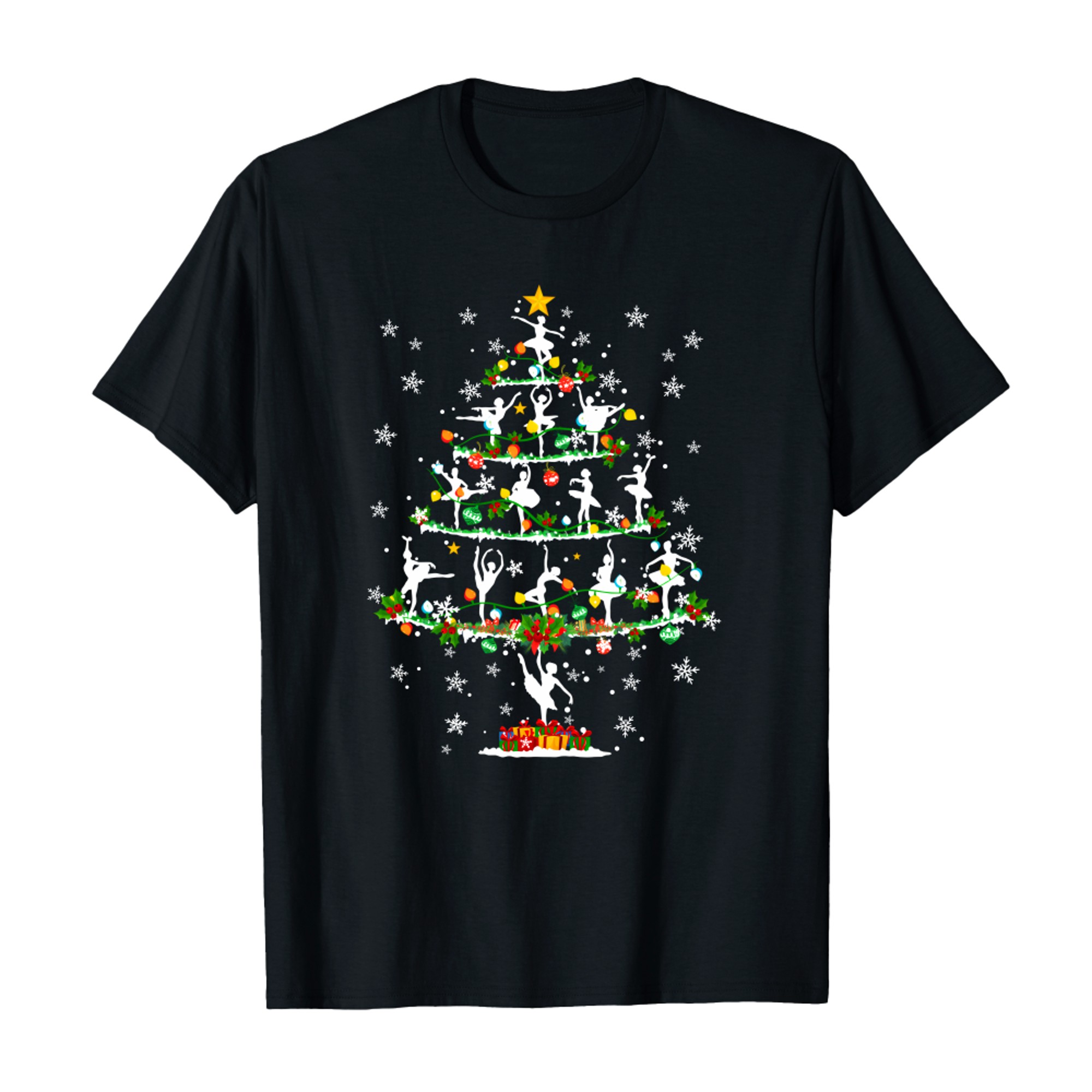 Ballet Dance Xmas Lighting Santa Ballet Dance Christmas Tree