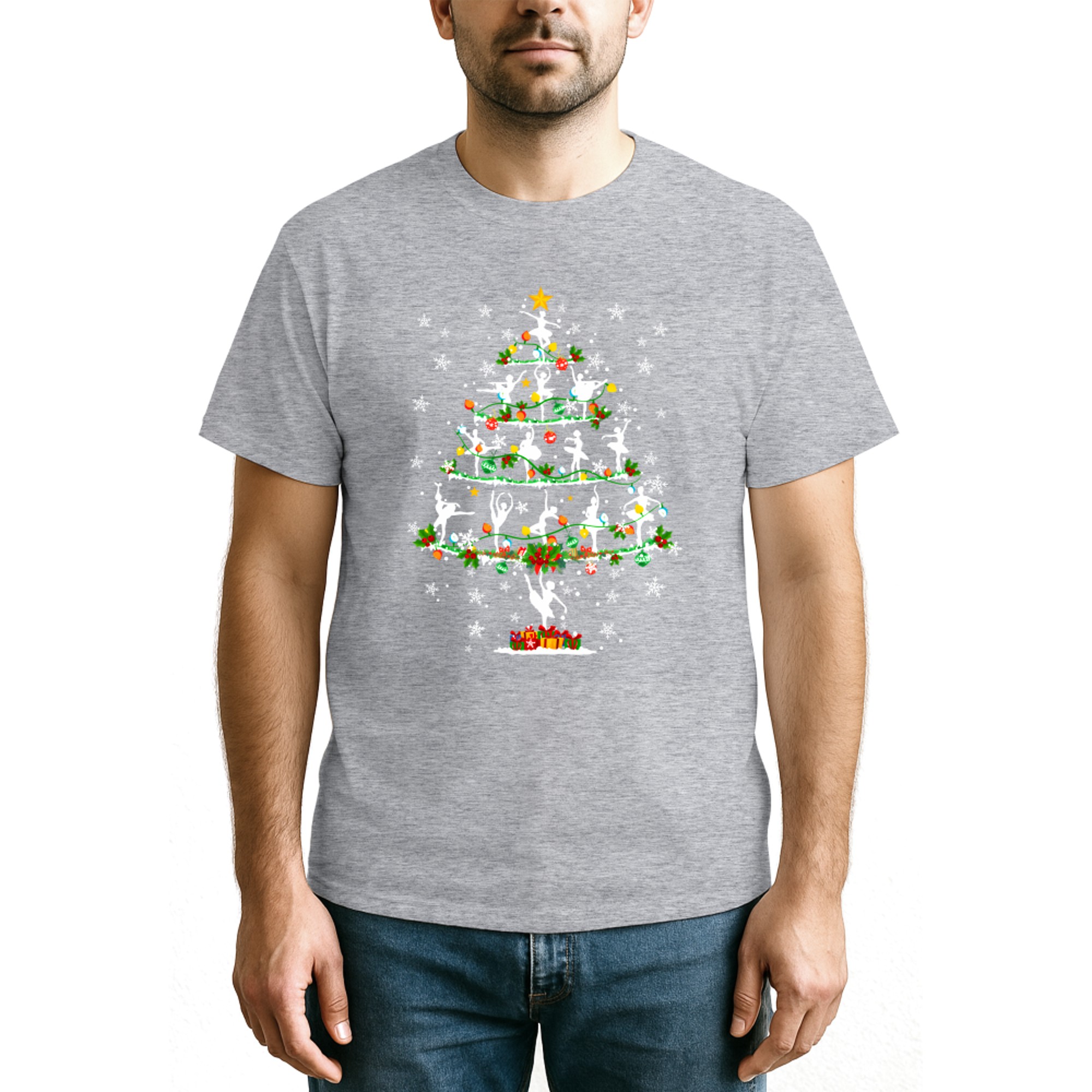 Ballet Dance Xmas Lighting Santa Ballet Dance Christmas Tree