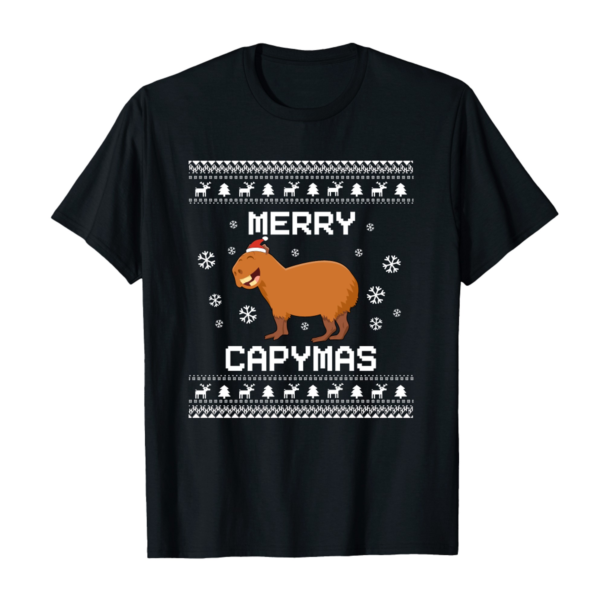 Capybara Lover Christmas Ugly Xmas Capybara Sweater Gift