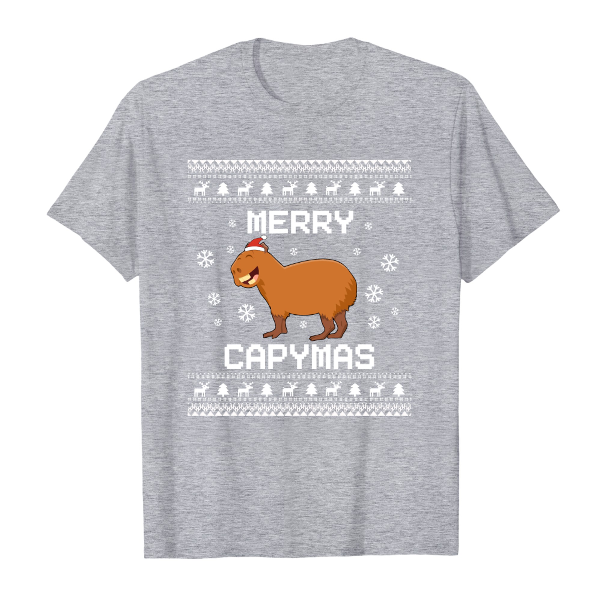 Capybara Lover Christmas Ugly Xmas Capybara Sweater Gift