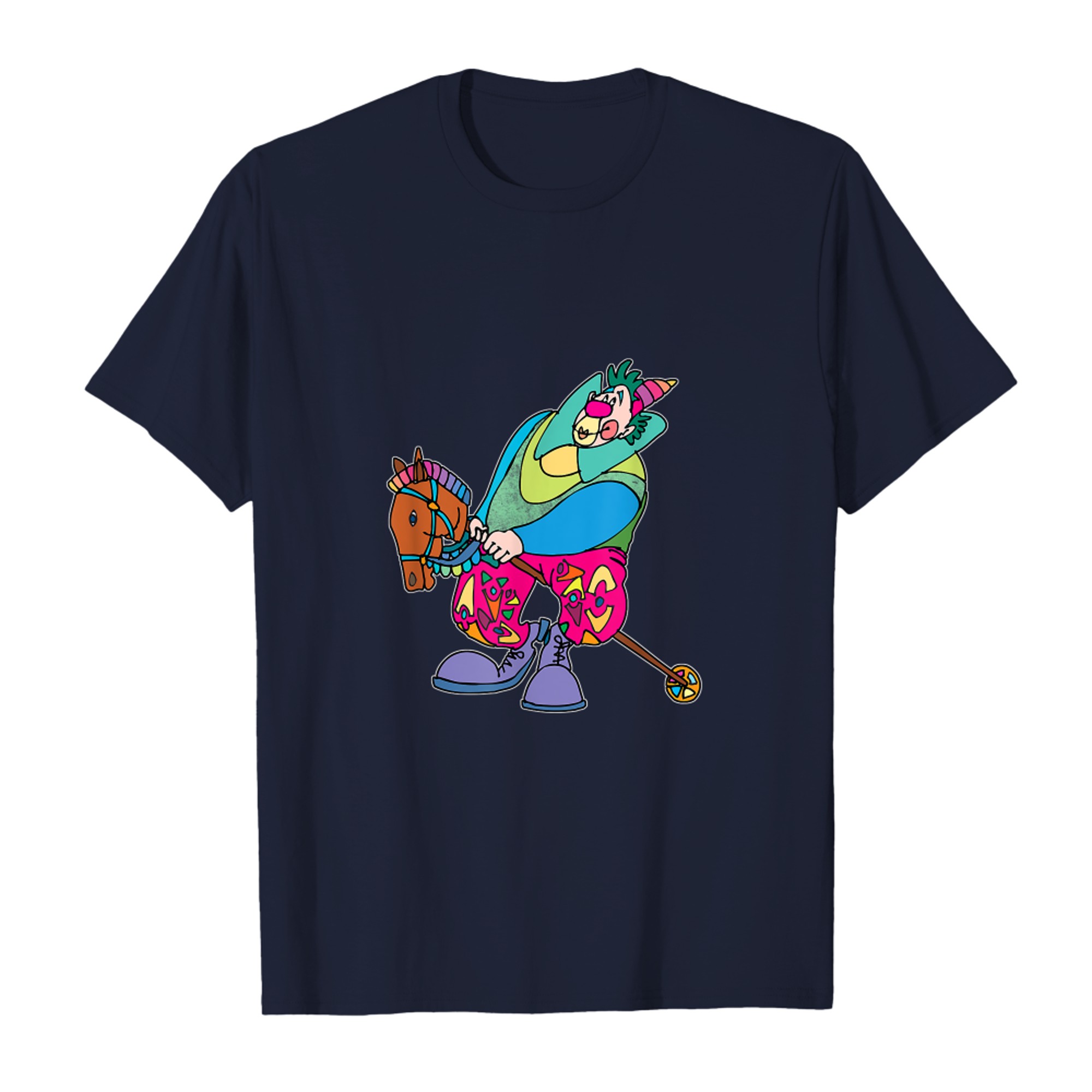 Clown mit Ballon Geburtstag Haloween Party Vintage Design