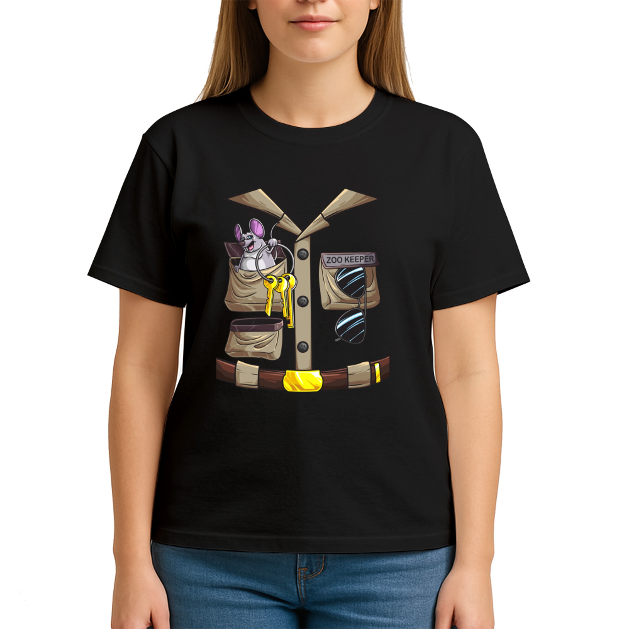 Cute Zoo Keeper Costume Halloween Funny Easy Simple Zoo