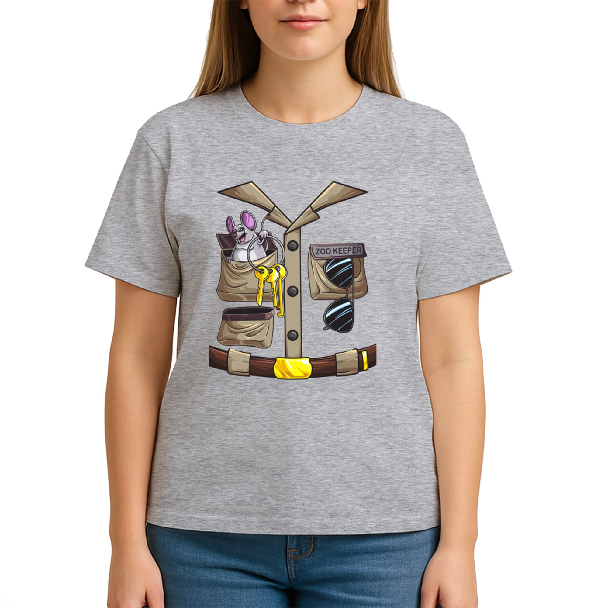 Cute Zoo Keeper Costume Halloween Funny Easy Simple Zoo