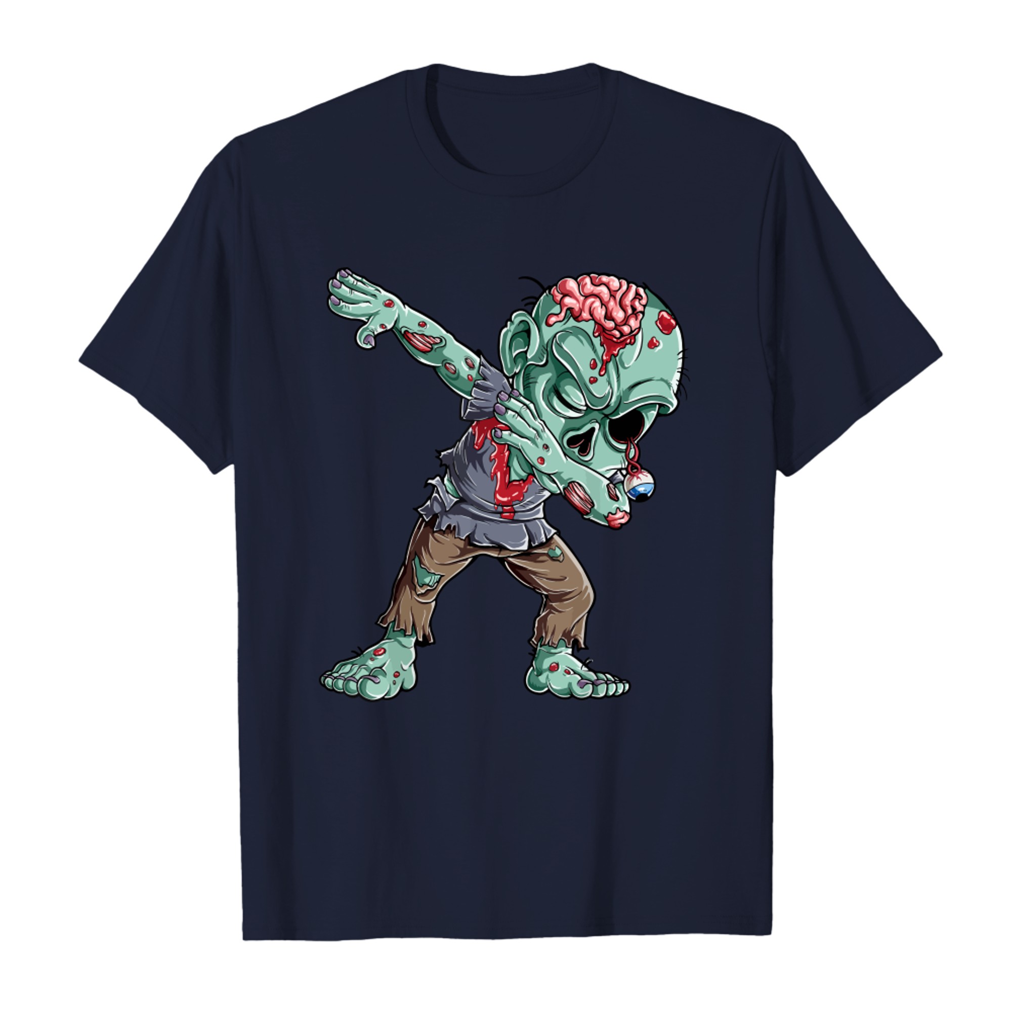Dabbing Zombie  Halloween Boys Kids Dab Funny Zombies (1)