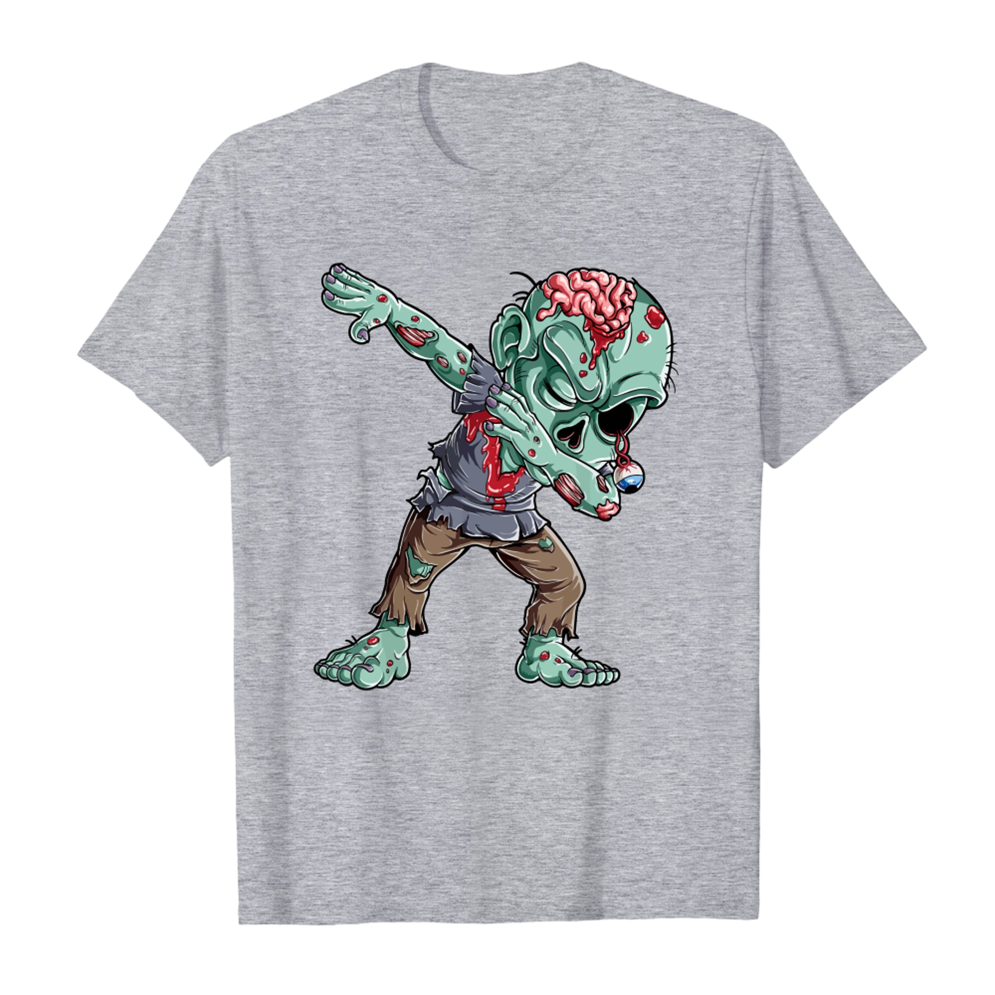Dabbing Zombie  Halloween Boys Kids Dab Funny Zombies (1)