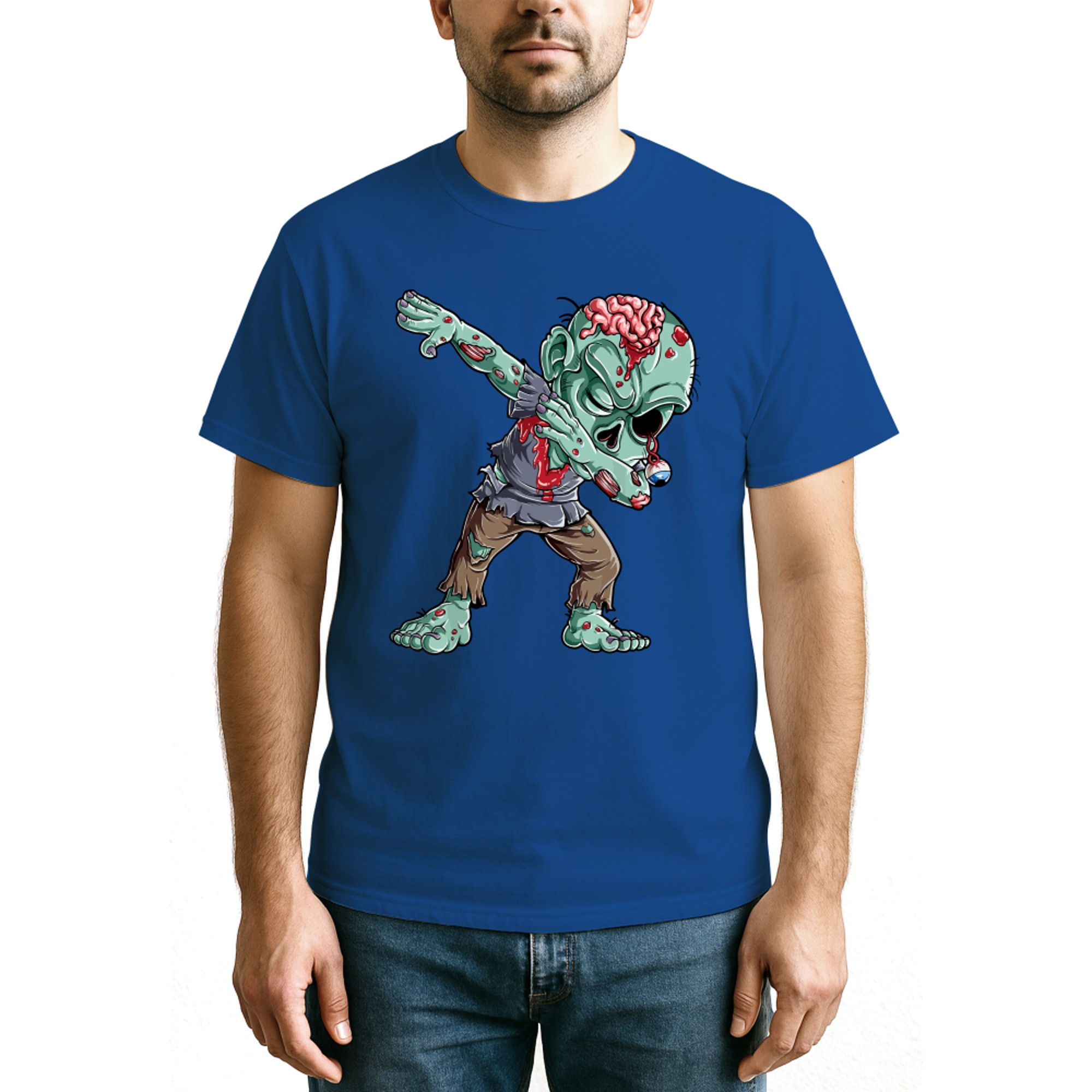 Dabbing Zombie  Halloween Boys Kids Dab Funny Zombies (1)