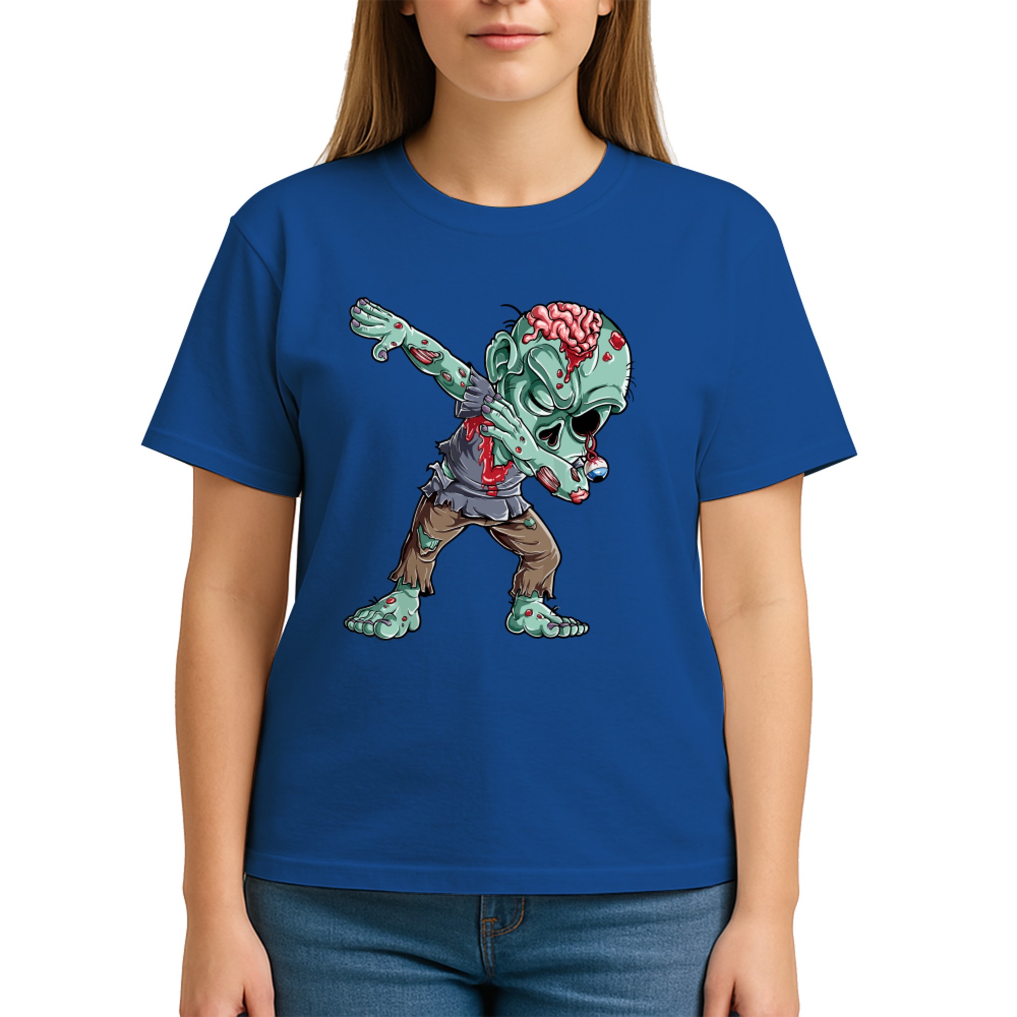 Dabbing Zombie  Halloween Boys Kids Dab Funny Zombies (1)