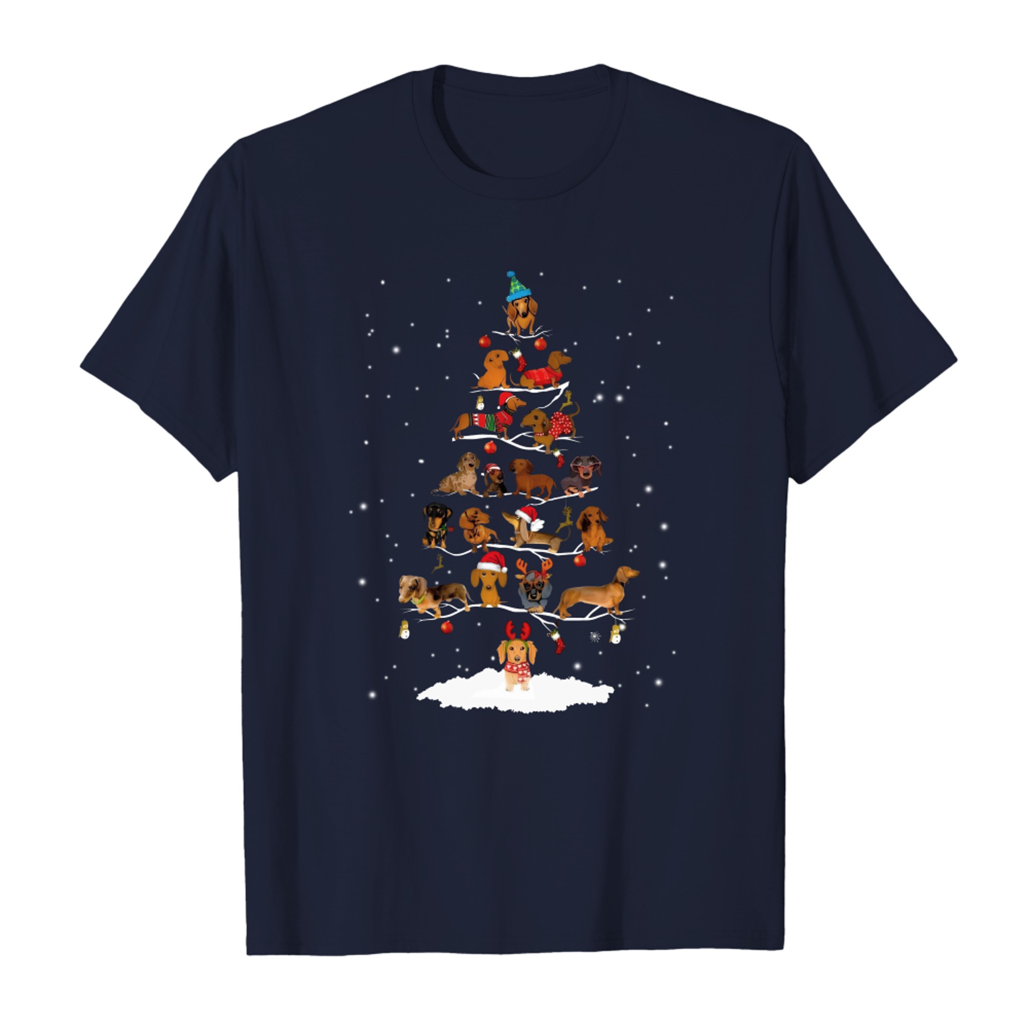 Dachshund Christmas Shirts Dachshund Christmas Tree Wiener Xmas Gift