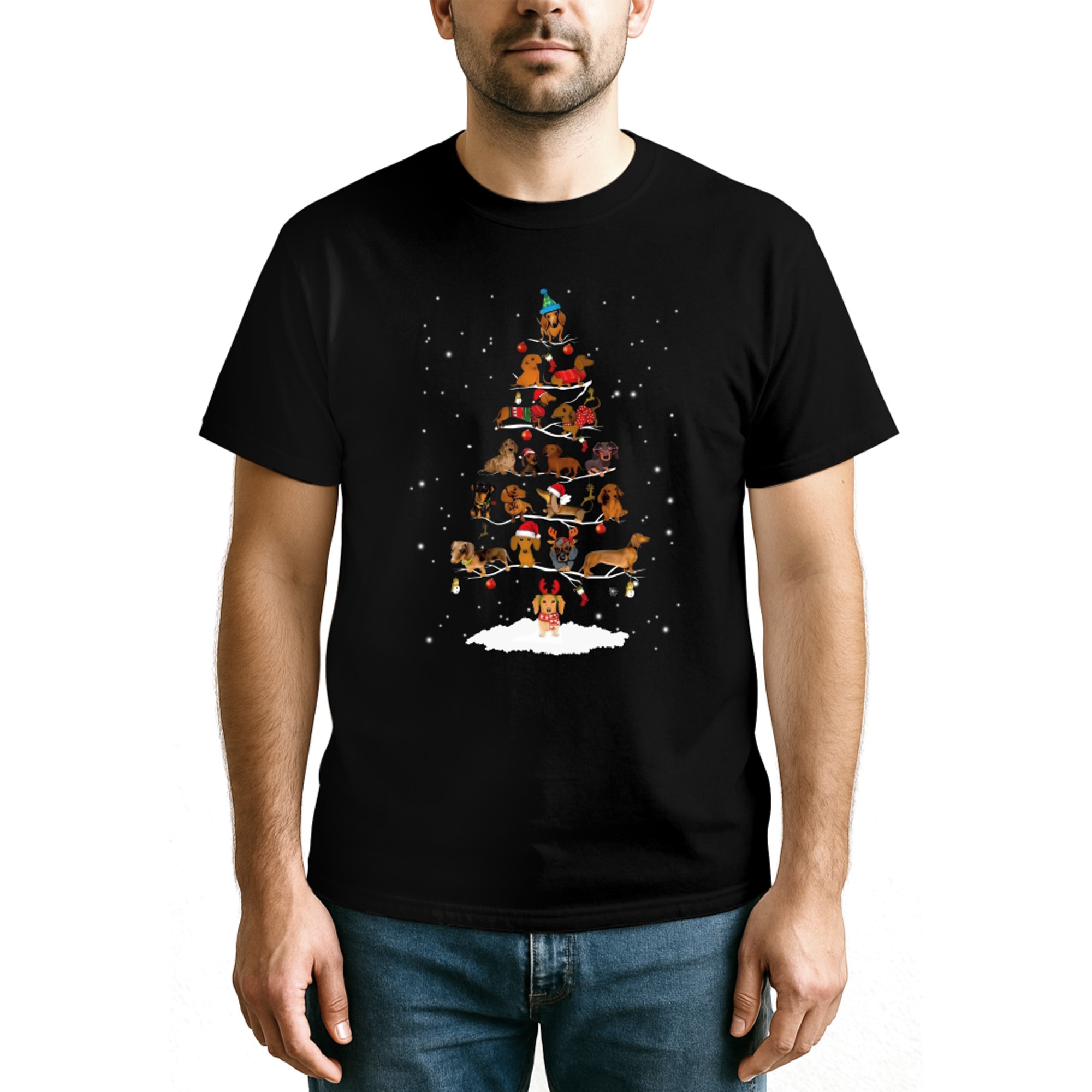 Dachshund Christmas Shirts Dachshund Christmas Tree Wiener Xmas Gift