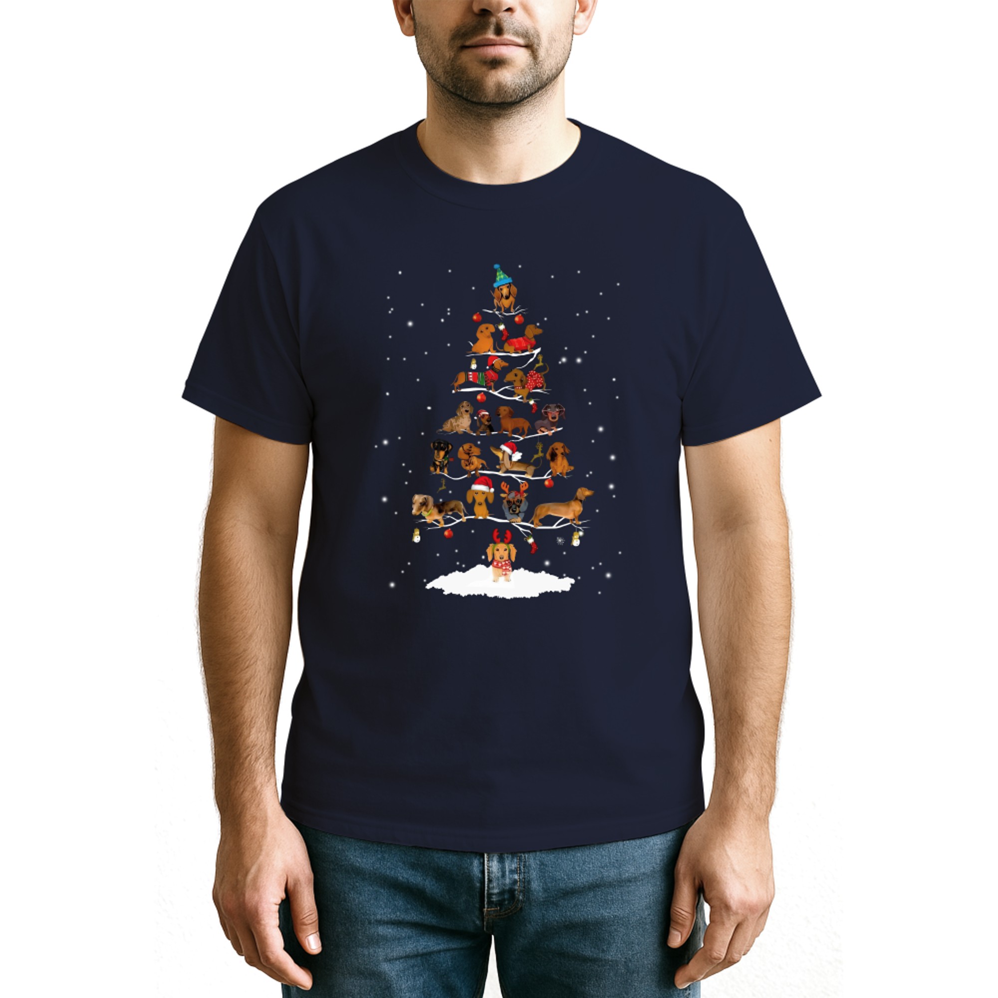 Dachshund Christmas Shirts Dachshund Christmas Tree Wiener Xmas Gift