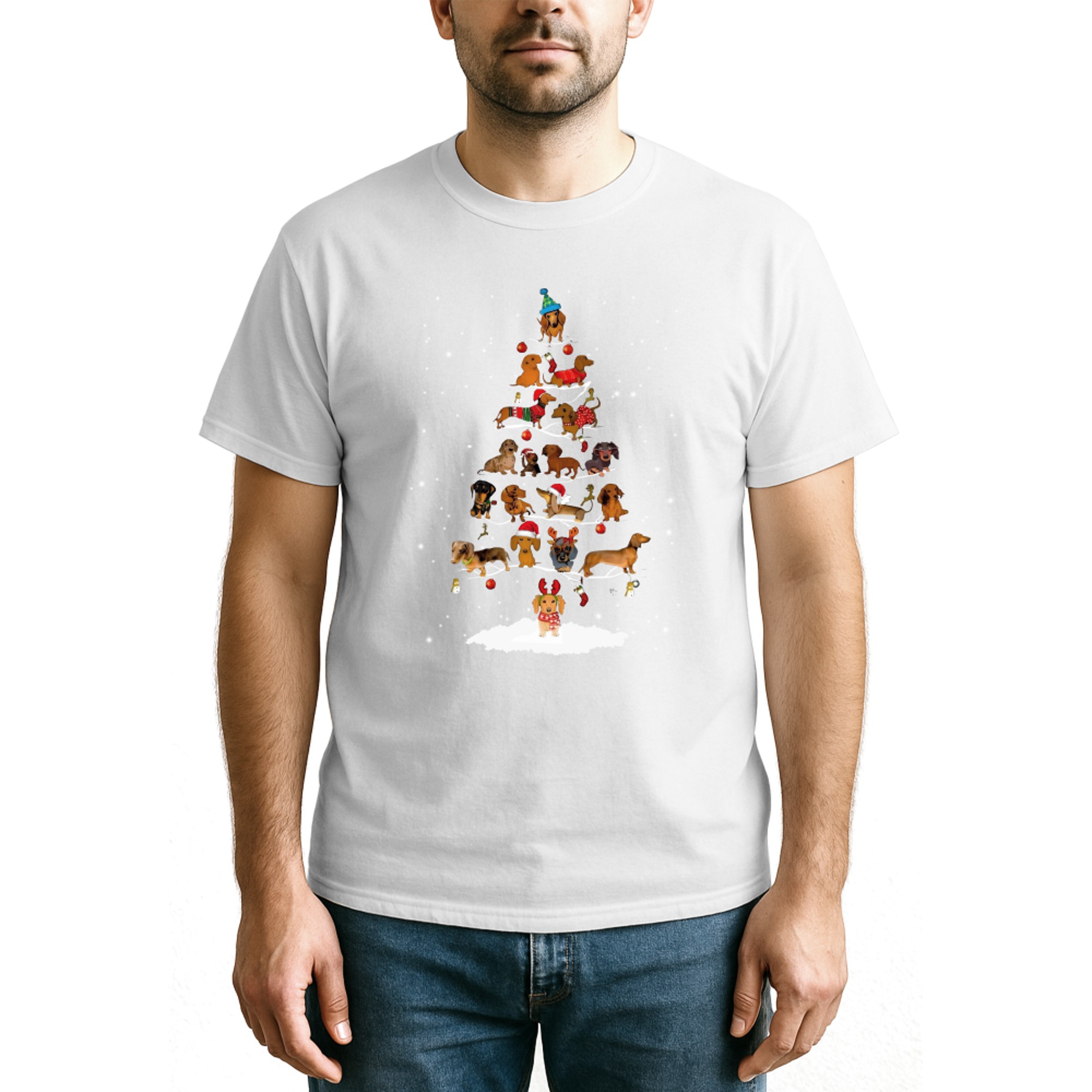 Dachshund Christmas Shirts Dachshund Christmas Tree Wiener Xmas Gift