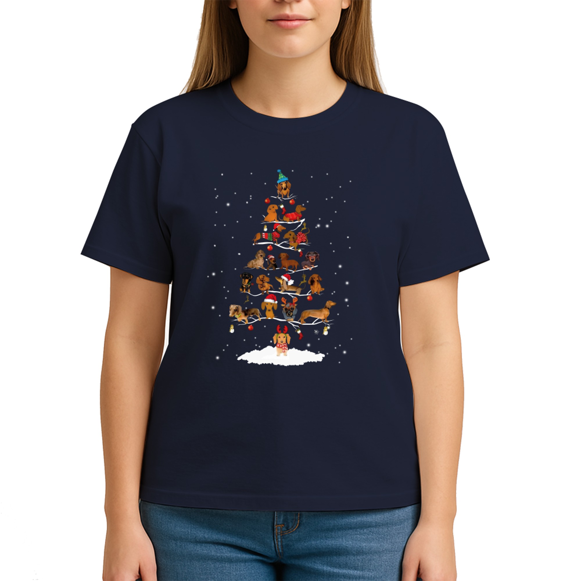 Dachshund Christmas Shirts Dachshund Christmas Tree Wiener Xmas Gift