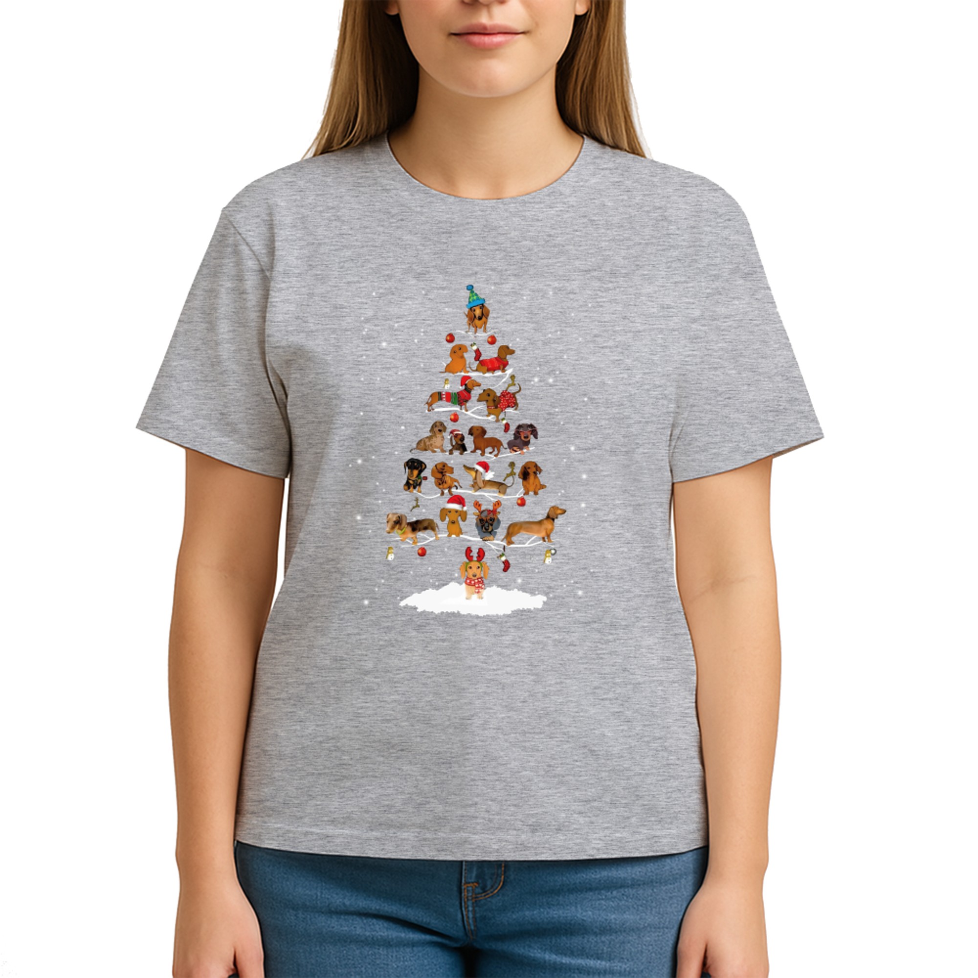Dachshund Christmas Shirts Dachshund Christmas Tree Wiener Xmas Gift