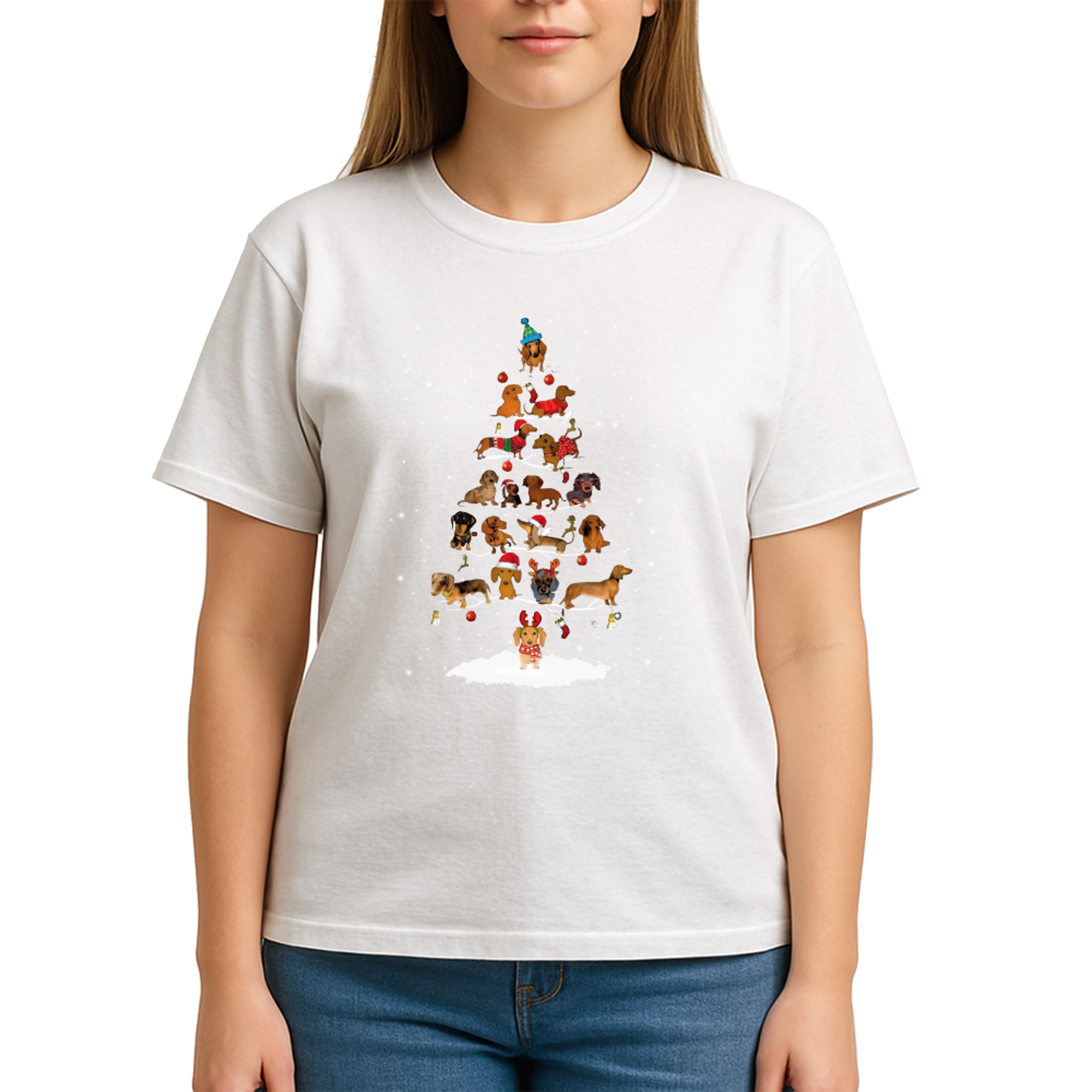 Dachshund Christmas Shirts Dachshund Christmas Tree Wiener Xmas Gift