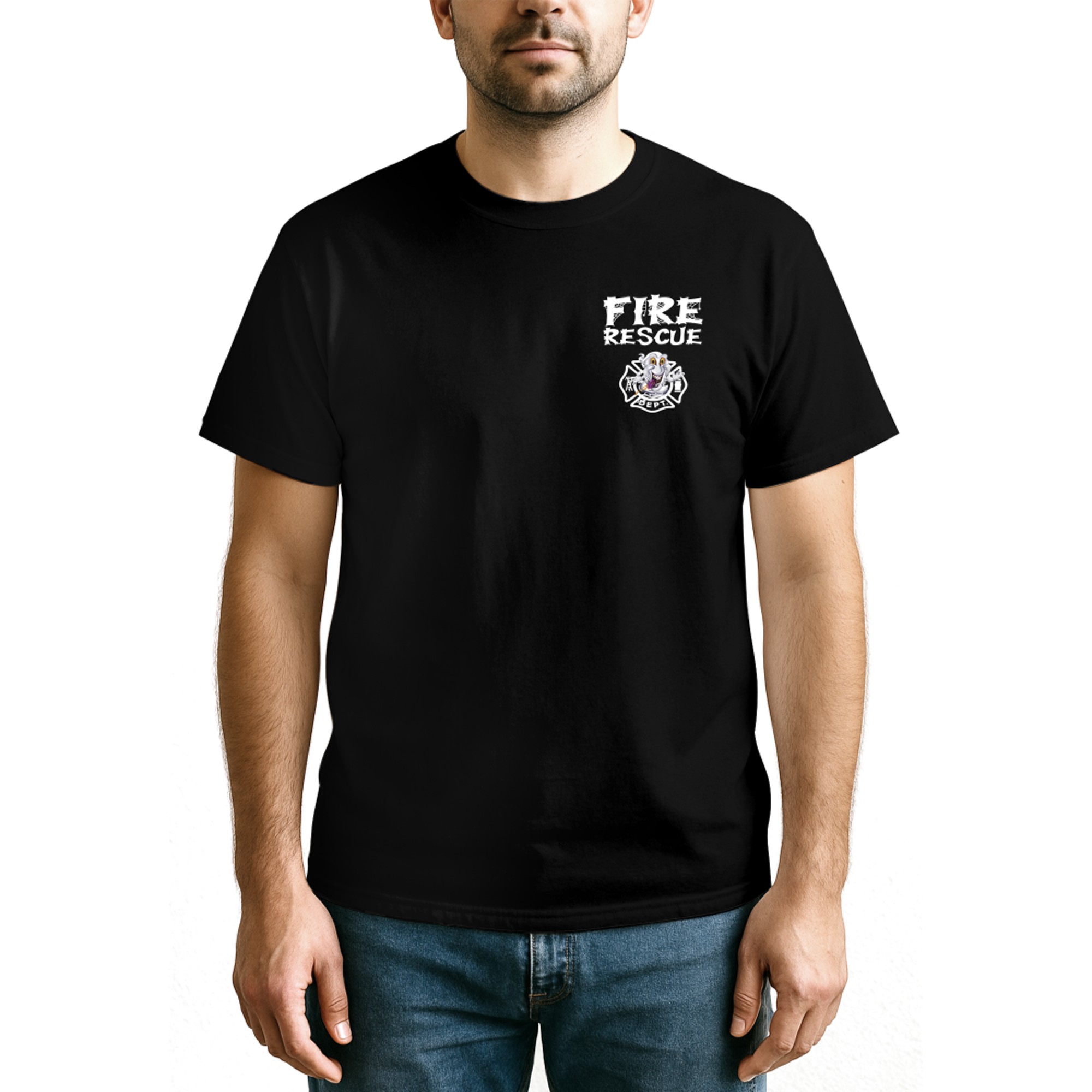 Fire Rescue Department Halloween Party Costume Uniform copy