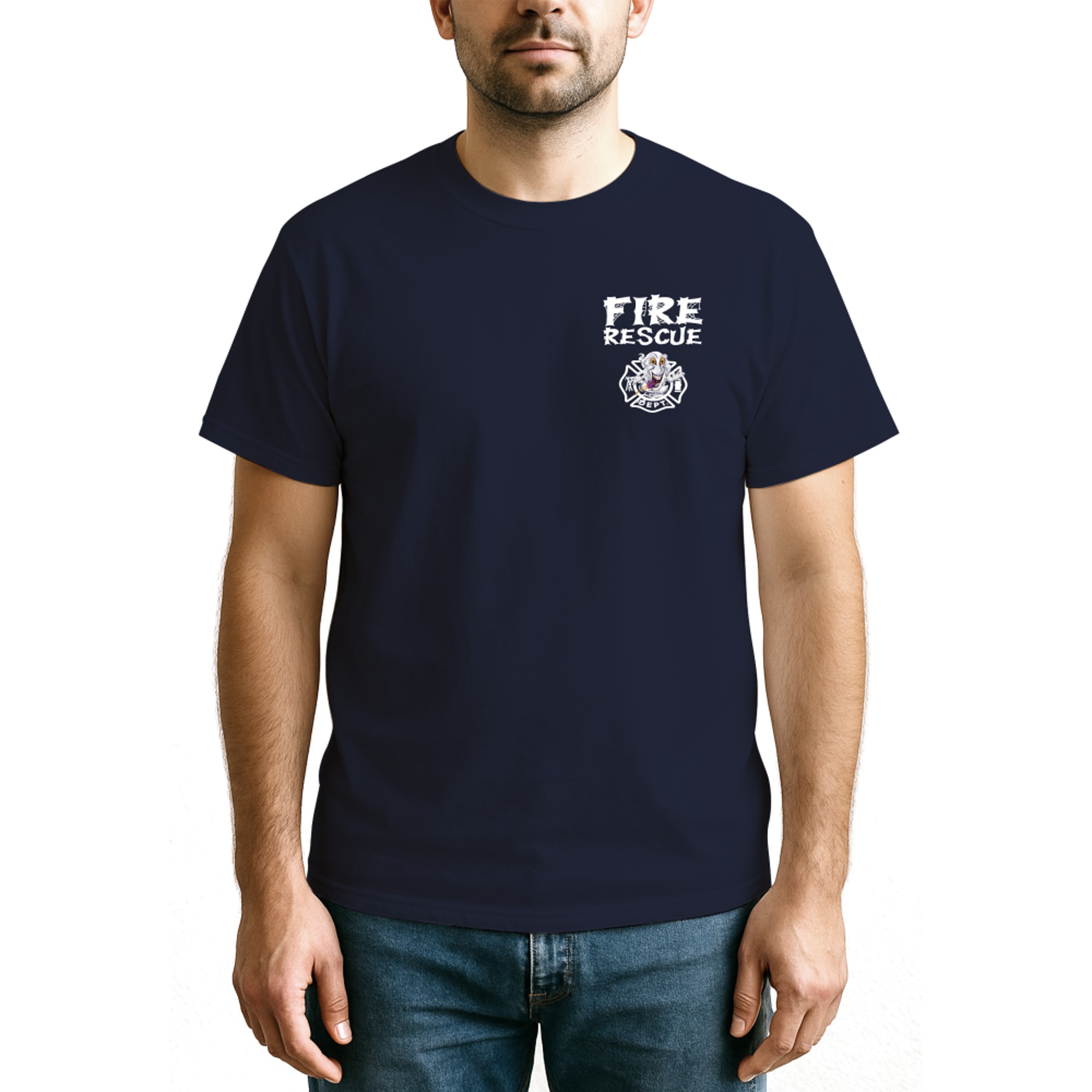 Fire Rescue Department Halloween Party Costume Uniform copy