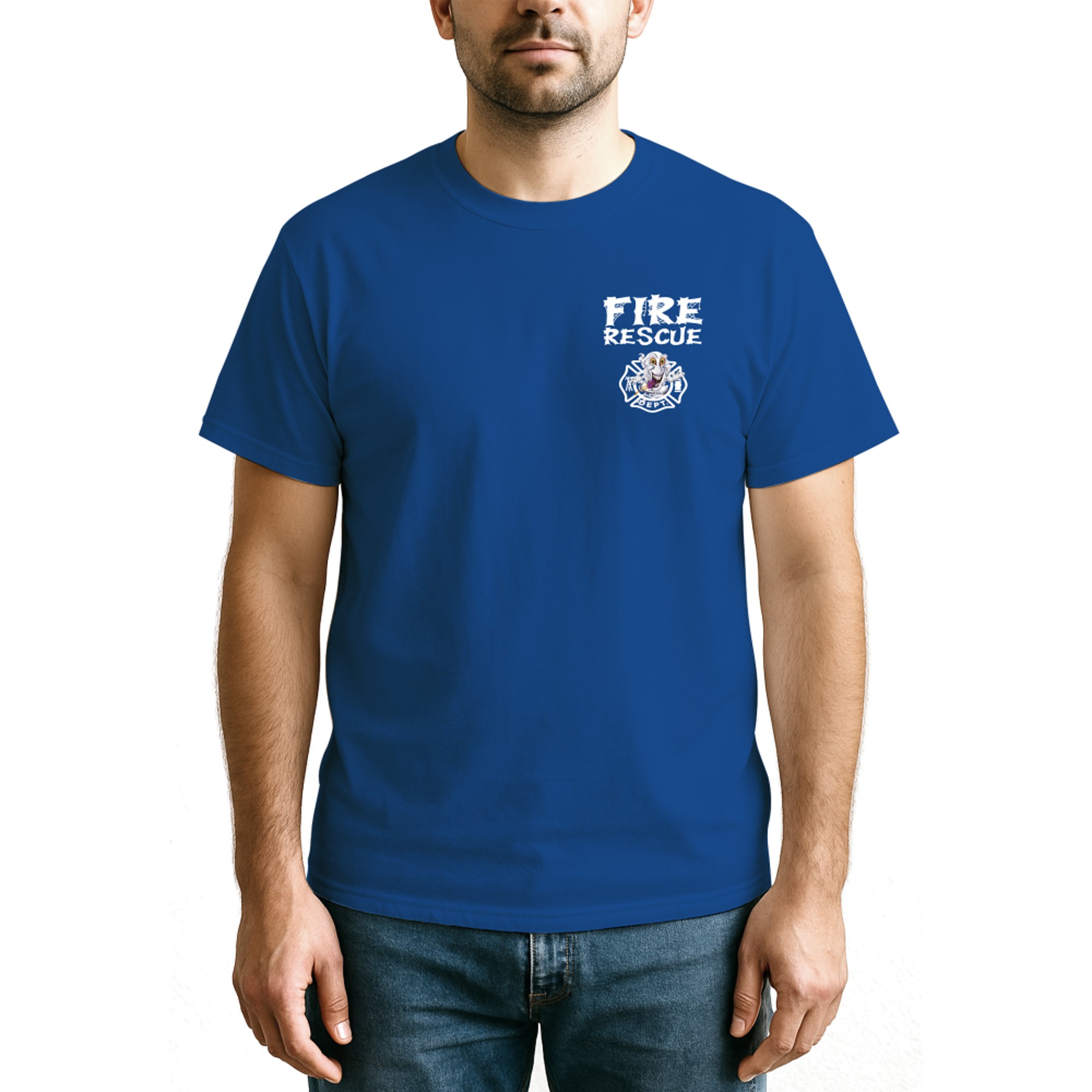 Fire Rescue Department Halloween Party Costume Uniform copy