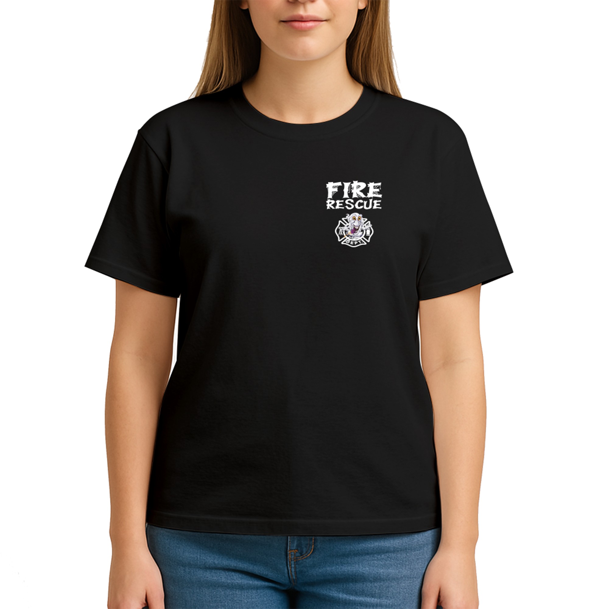 Fire Rescue Department Halloween Party Costume Uniform copy