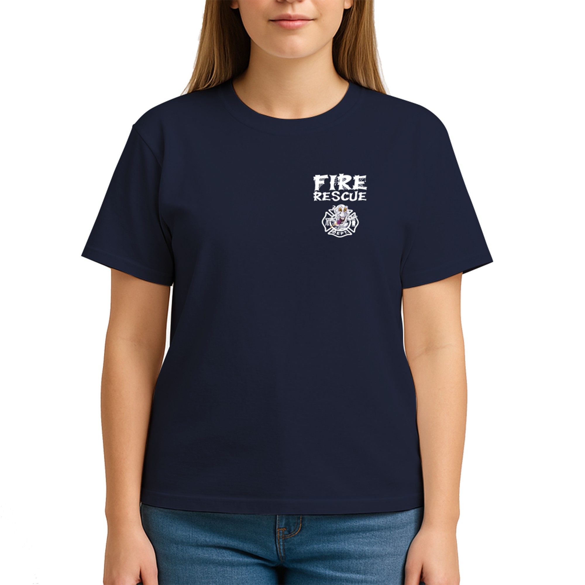 Fire Rescue Department Halloween Party Costume Uniform copy