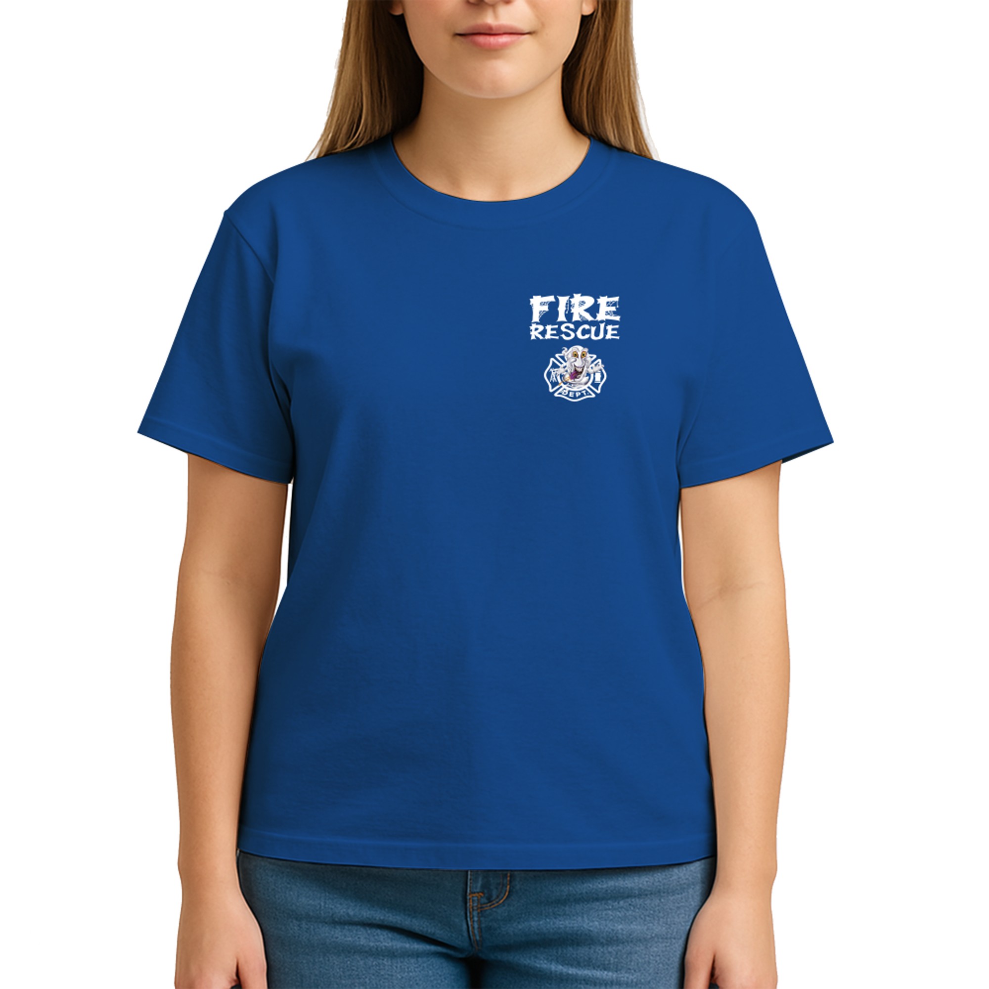 Fire Rescue Department Halloween Party Costume Uniform copy