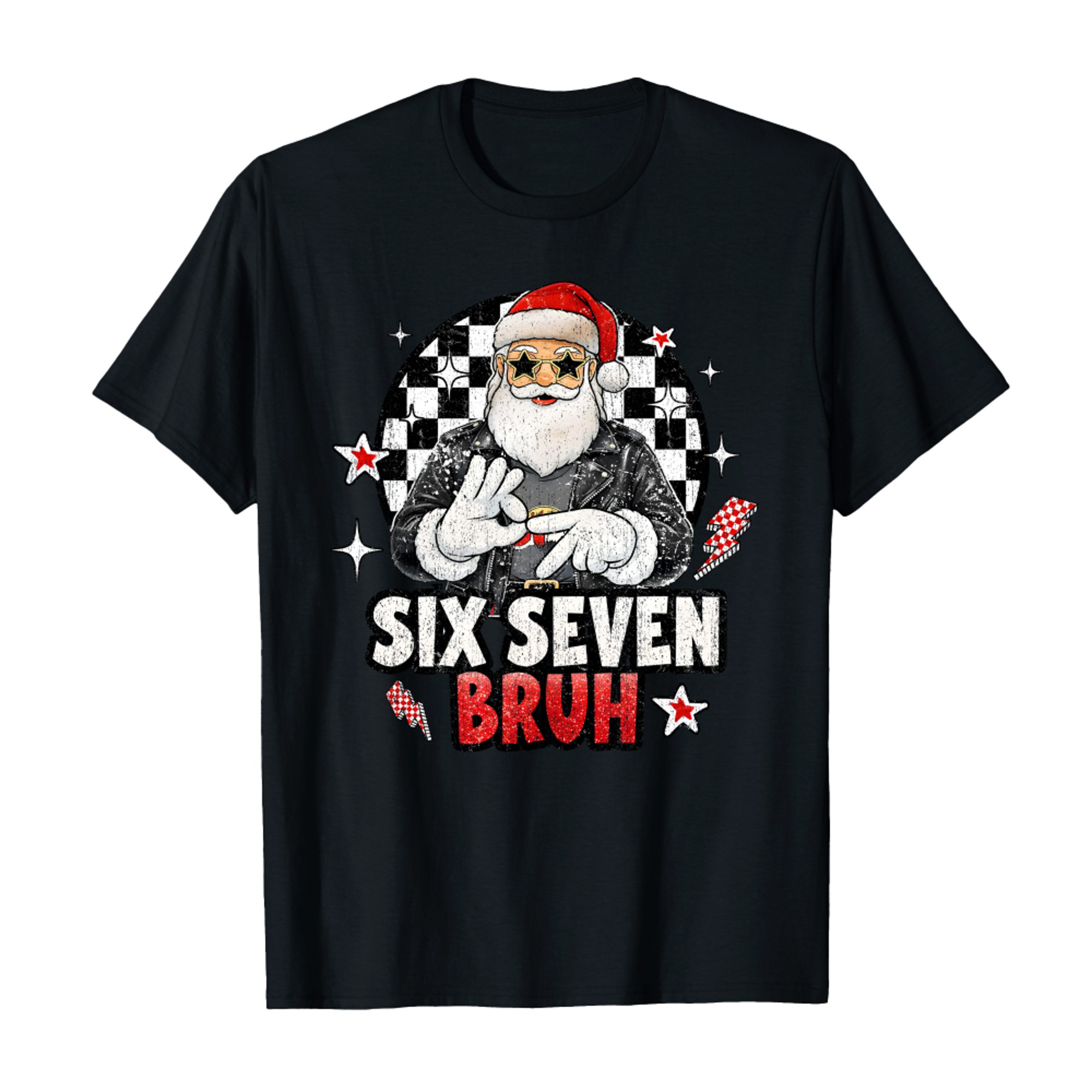 Funny Santa Six Seven Bruh Meme Christmas