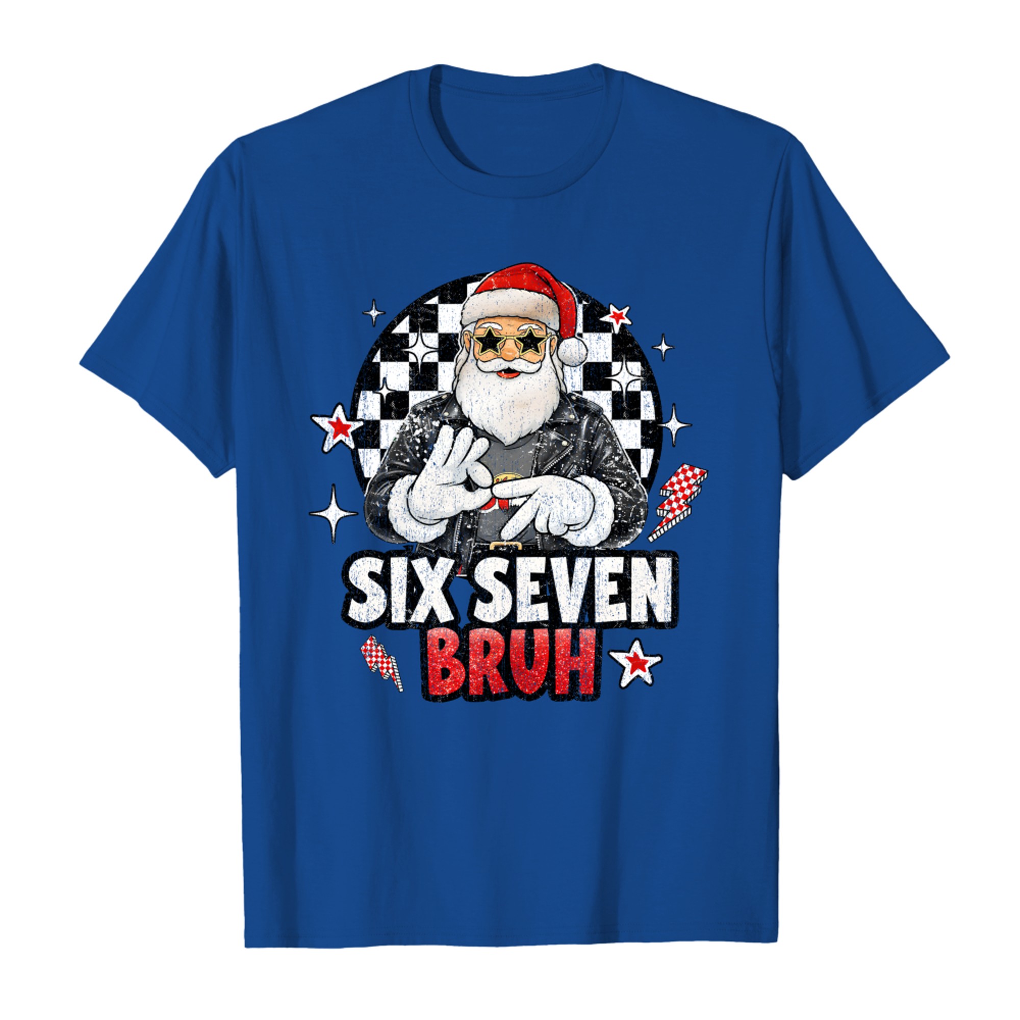 Funny Santa Six Seven Bruh Meme Christmas