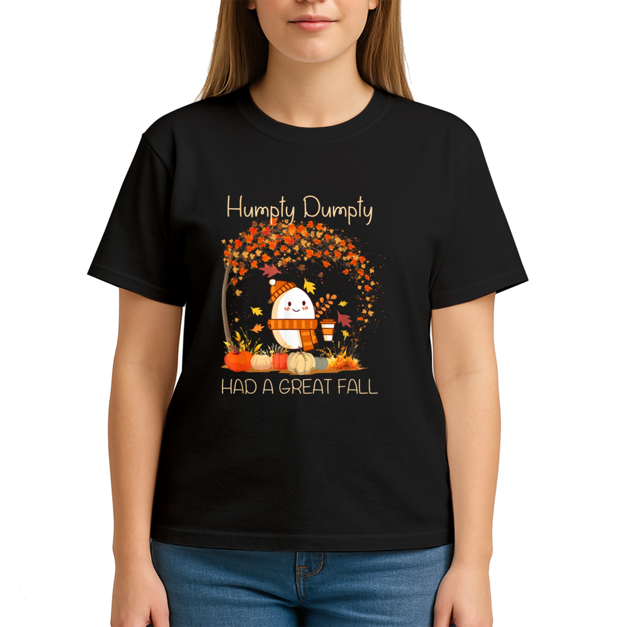 Humpty Dumpty Had A Great Fall Thanksgiving Autumn Halloween