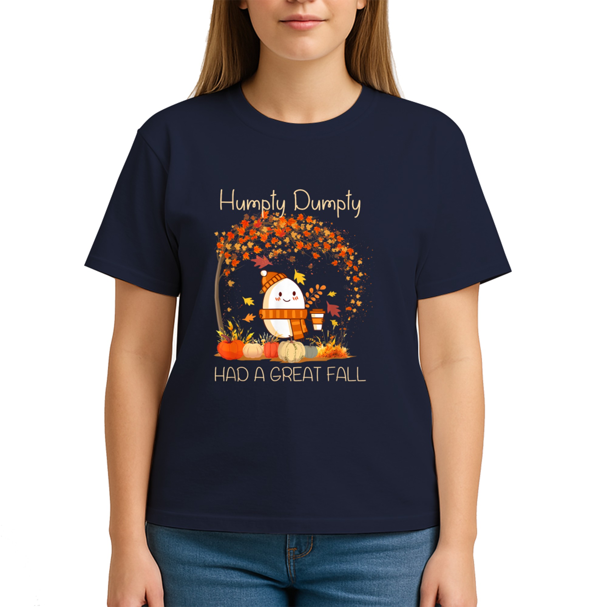 Humpty Dumpty Had A Great Fall Thanksgiving Autumn Halloween