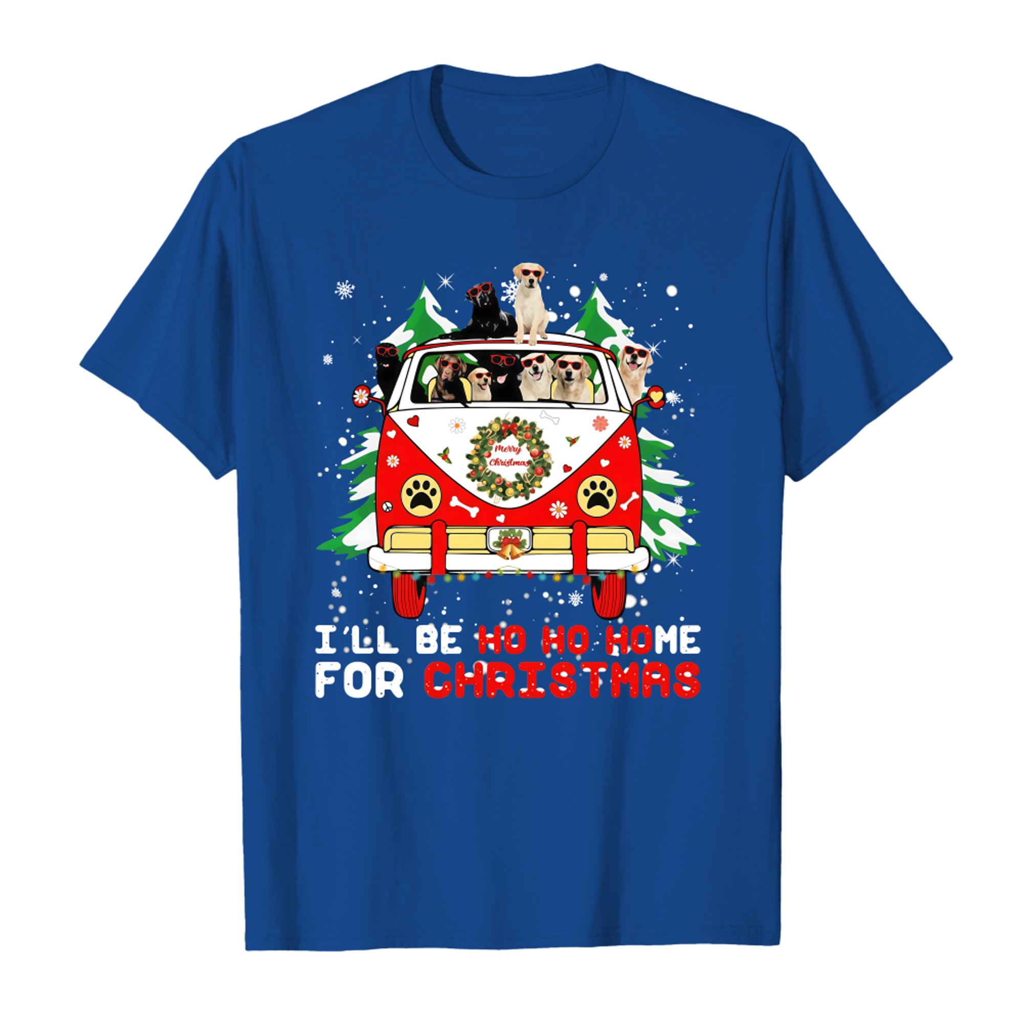 I_ll Be Ho Ho Home for Christmas Labradors