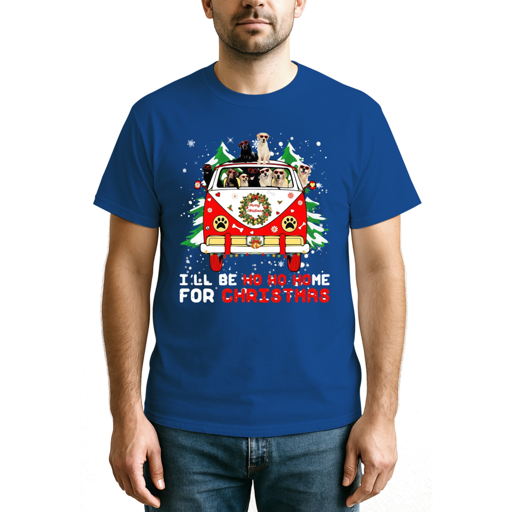 I_ll Be Ho Ho Home for Christmas Labradors