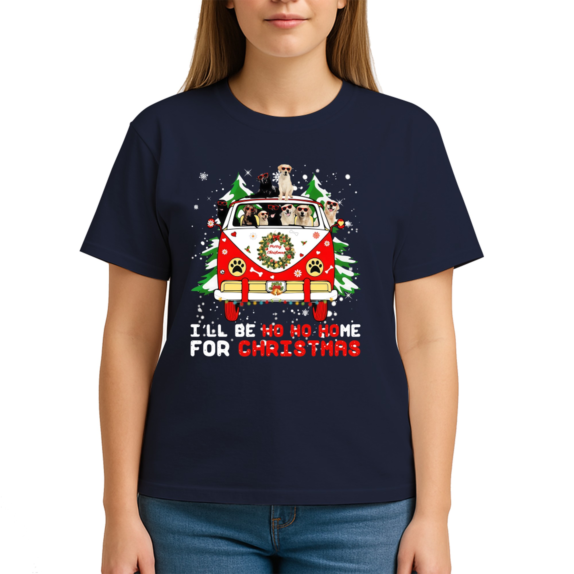 I_ll Be Ho Ho Home for Christmas Labradors