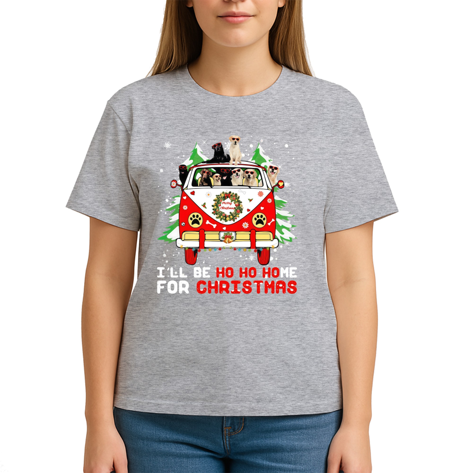 I_ll Be Ho Ho Home for Christmas Labradors