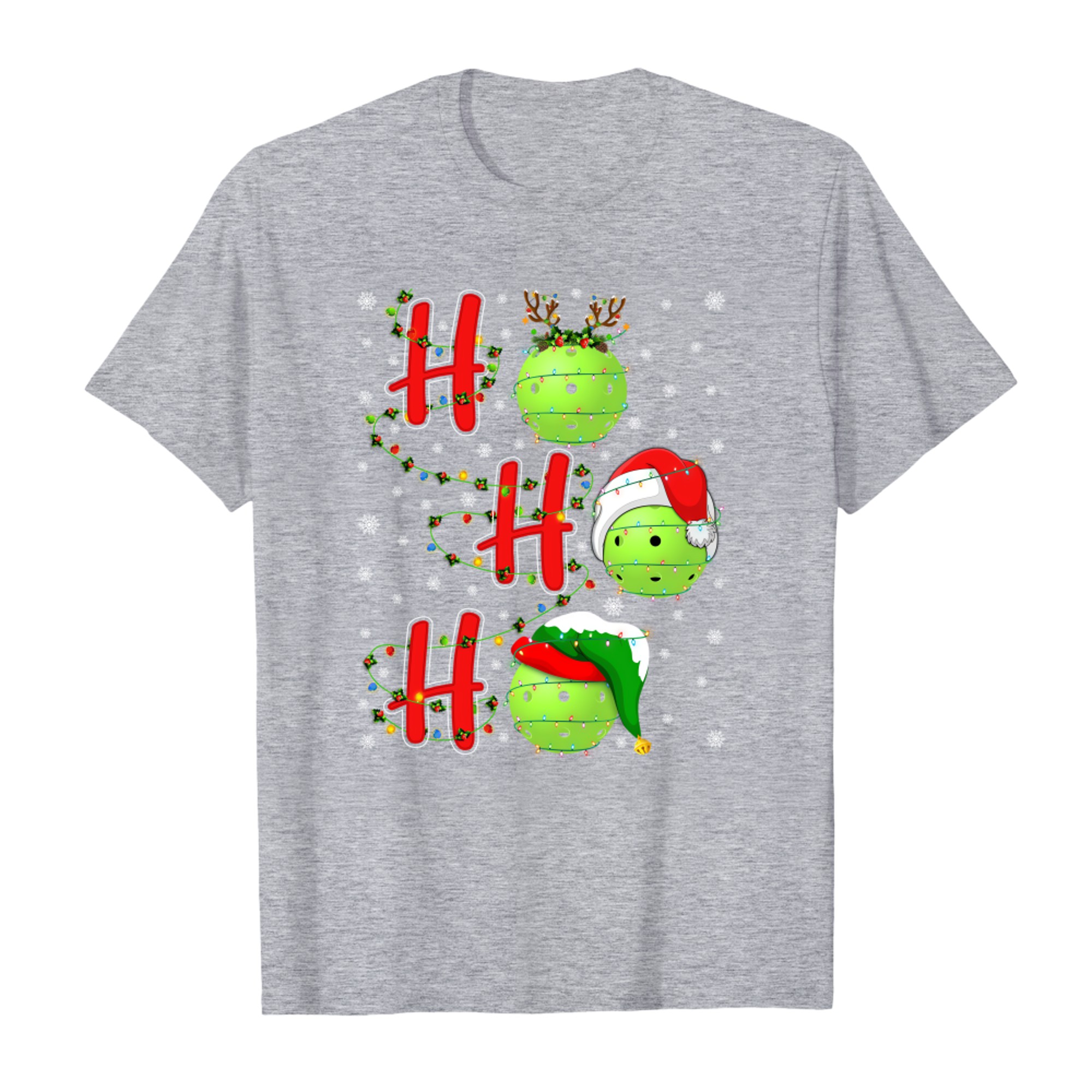 Matching Family Xmas Santa Ho Ho Ho Pickleball Christmas